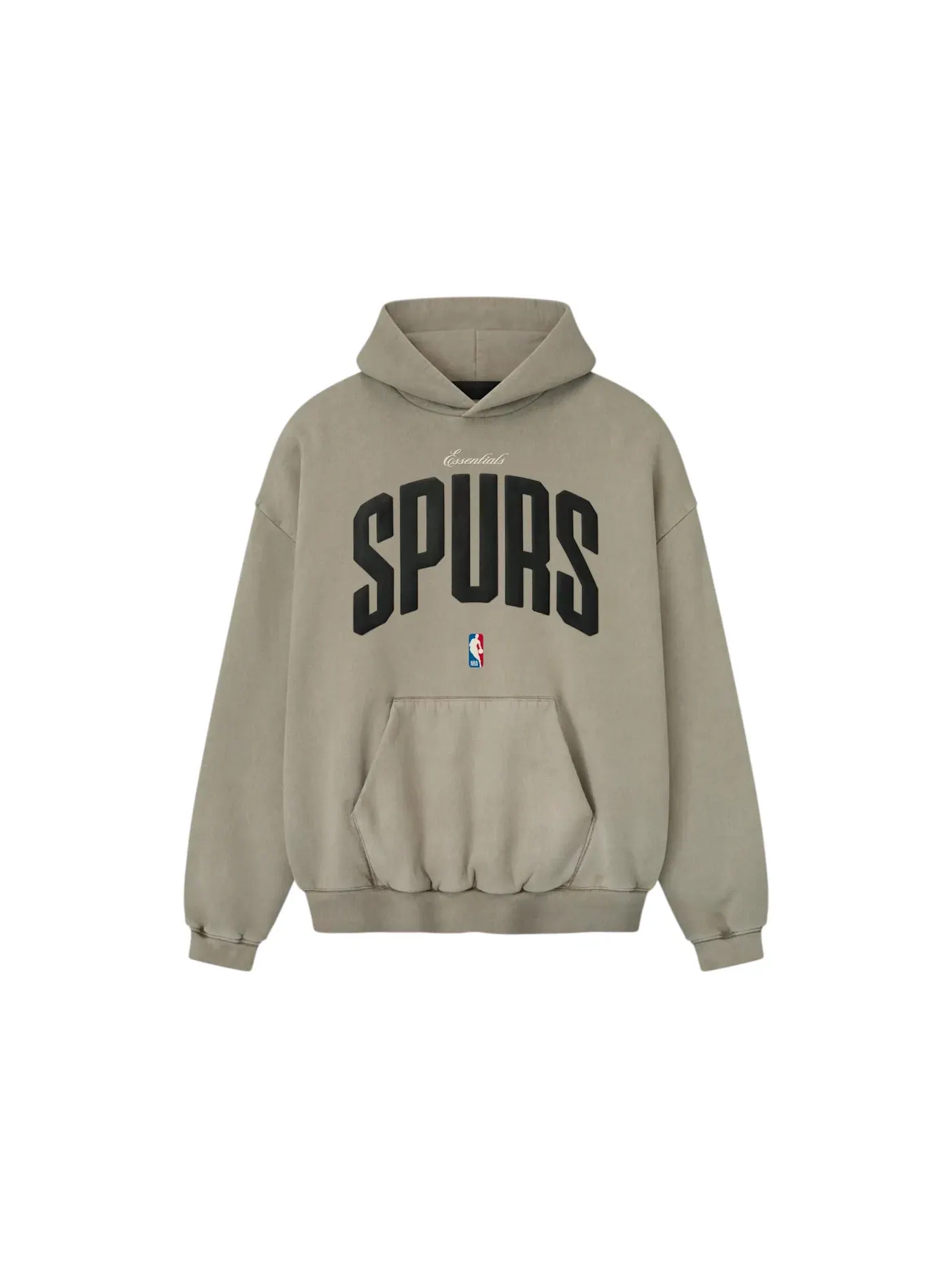 Мужской худи с длинным рукавом Spurs 90s Fear of God Essentials — изображение 1 из 1, серый
