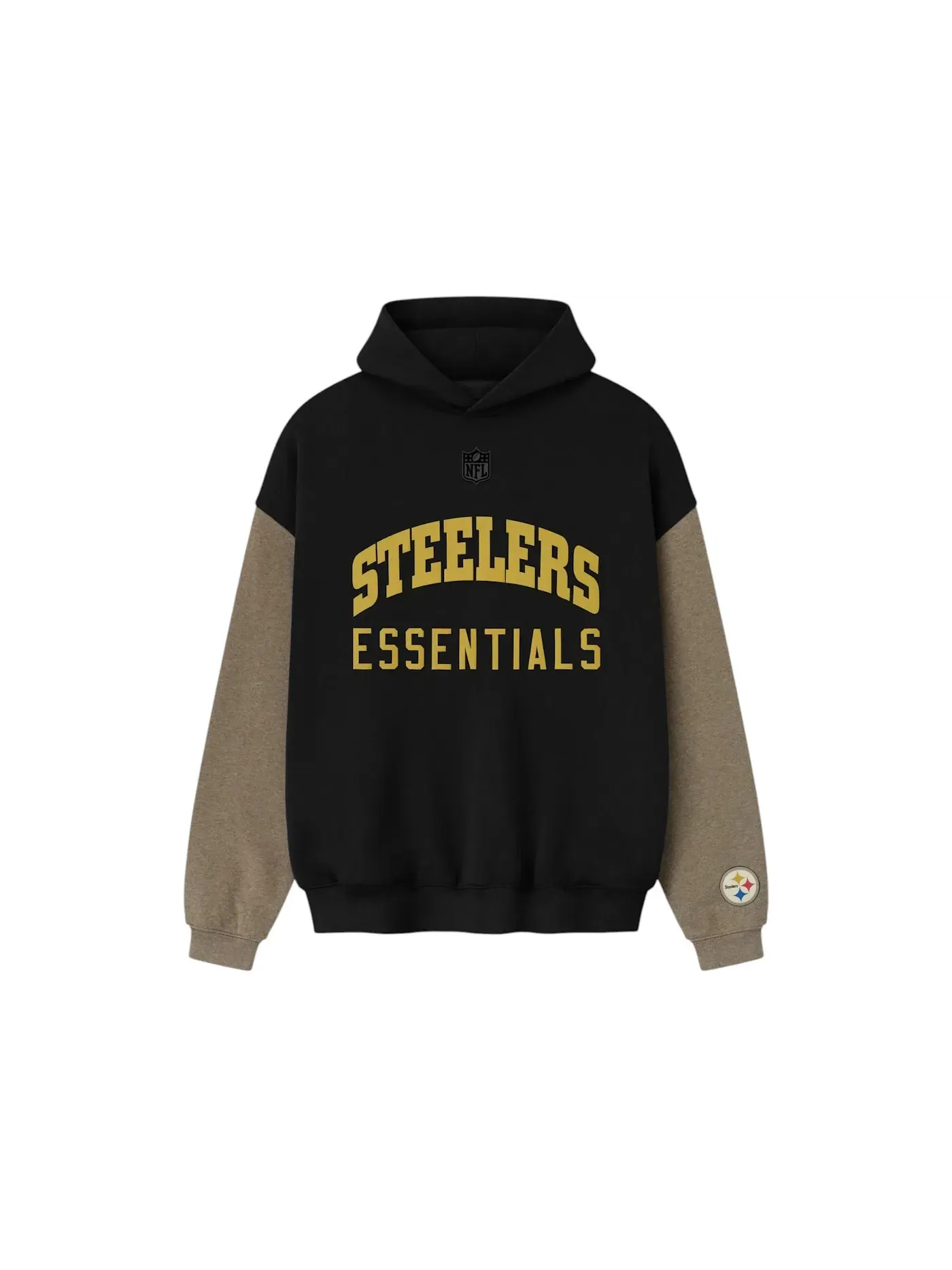 Мужской худи с принтом Fear of God Essentials Steelers Sport Hoodie — изображение 1 из 2, черный