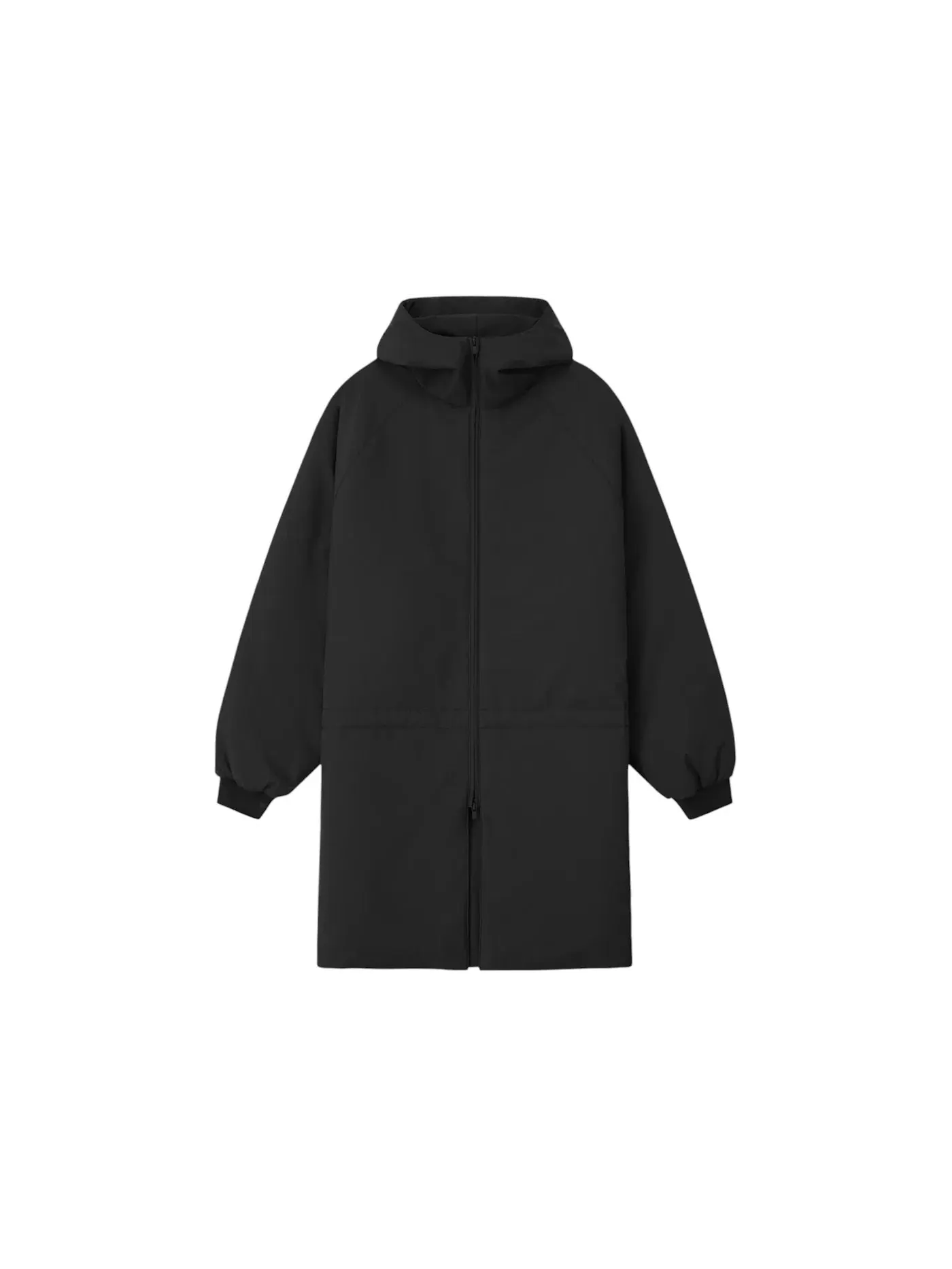 Мужская парка с капюшоном Fear of God Essentials Tech Nylon Hooded Parka — изображение 1 из 2, винтажный черный