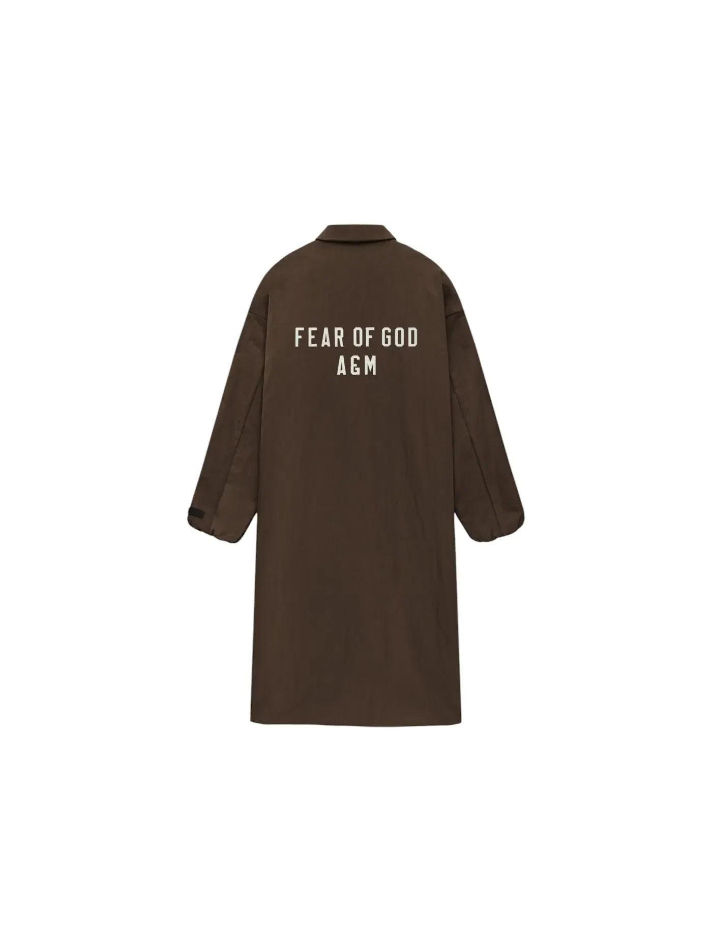 Мужское пальто текстурированное нейлоновое Trench Fear of God — изображение 1 из 2, коричневый