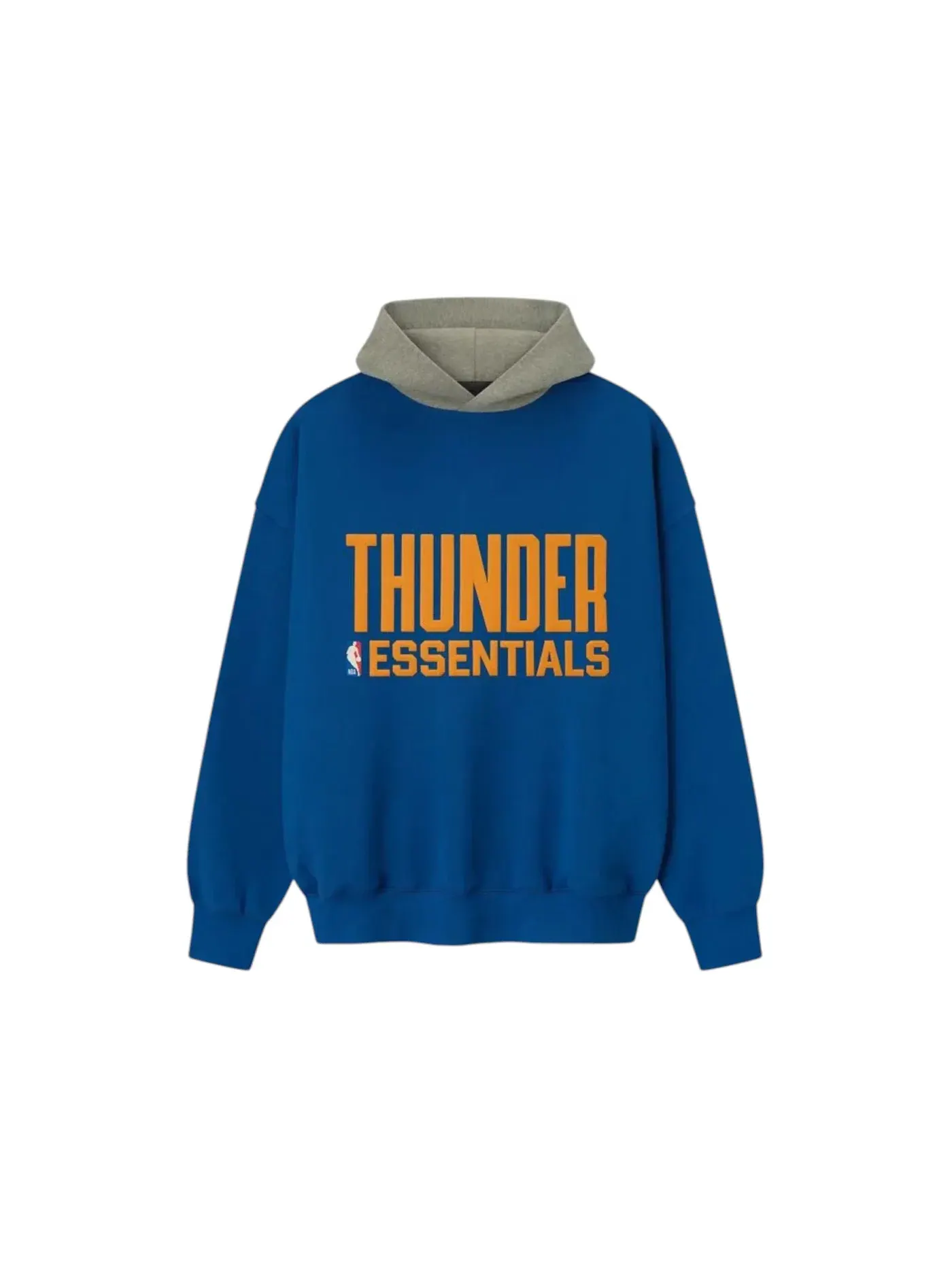 Мужской худи с принтом Thunder Sport Fear of God Essentials — изображение 1 из 2, синий