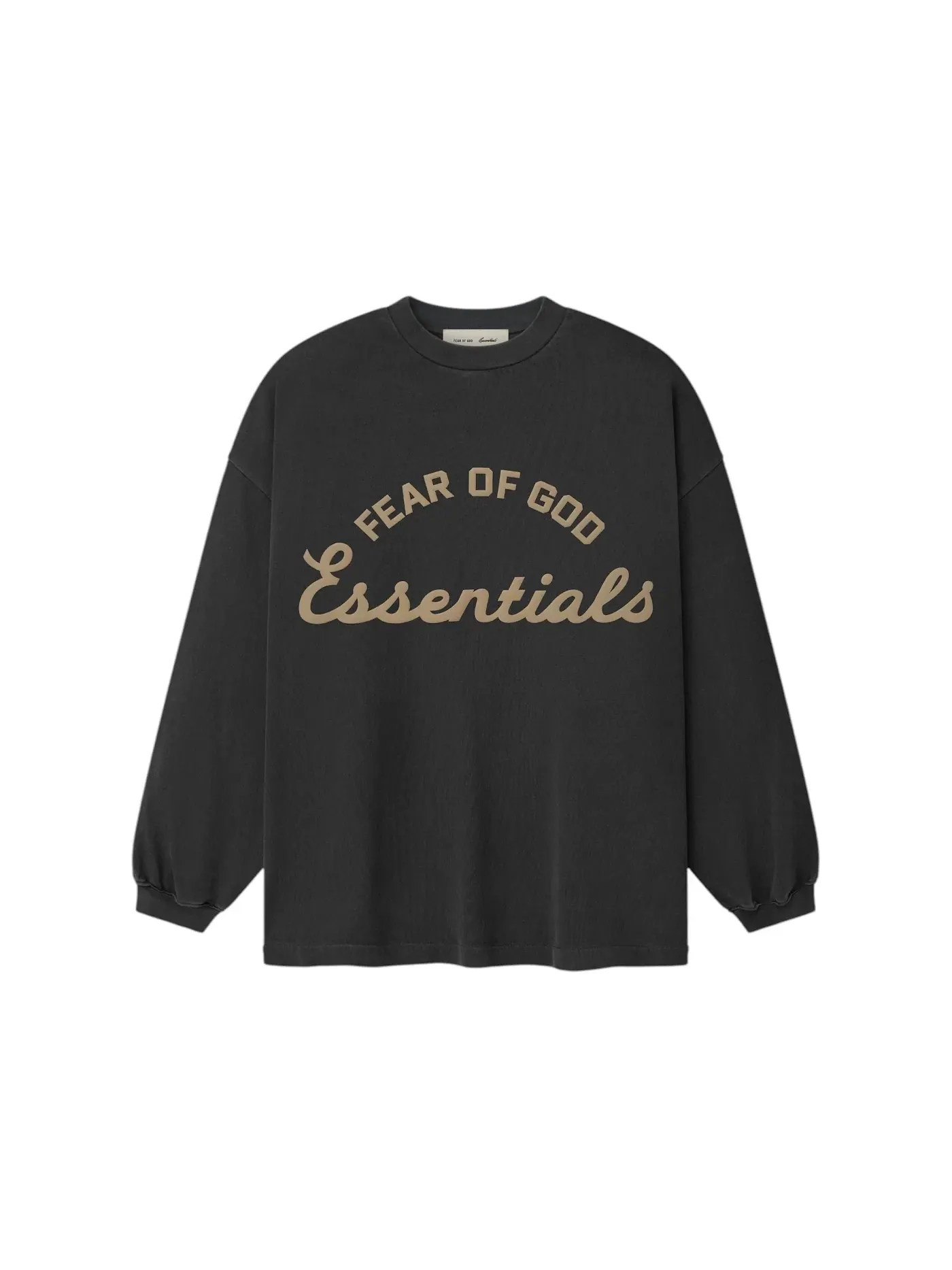 Мужская футболка с длинным рукавом Fear of God Essentials Training 90's Long Sleeve Tee — изображение 1 из 2, серый