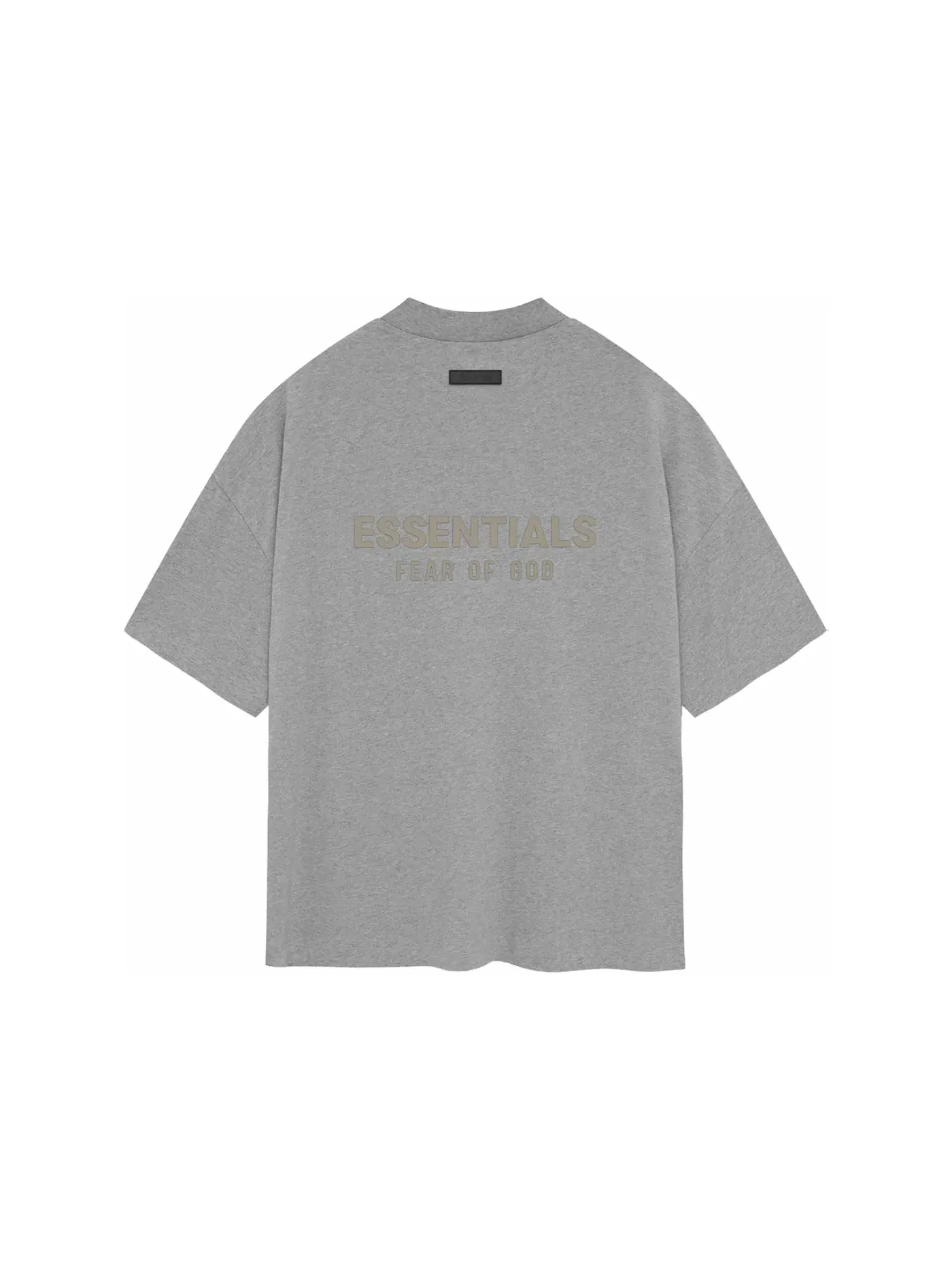 Мужская футболка с V-образным вырезом Tee Fear of God — изображение 2 из 2, овсяный