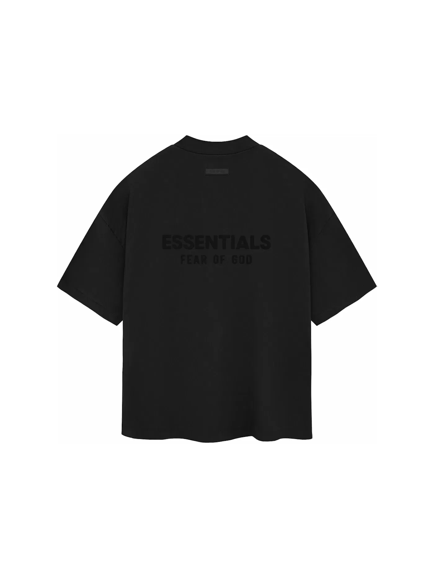 Мужская футболка с V-образным вырезом Tee Fear of God — изображение 2 из 2, черный