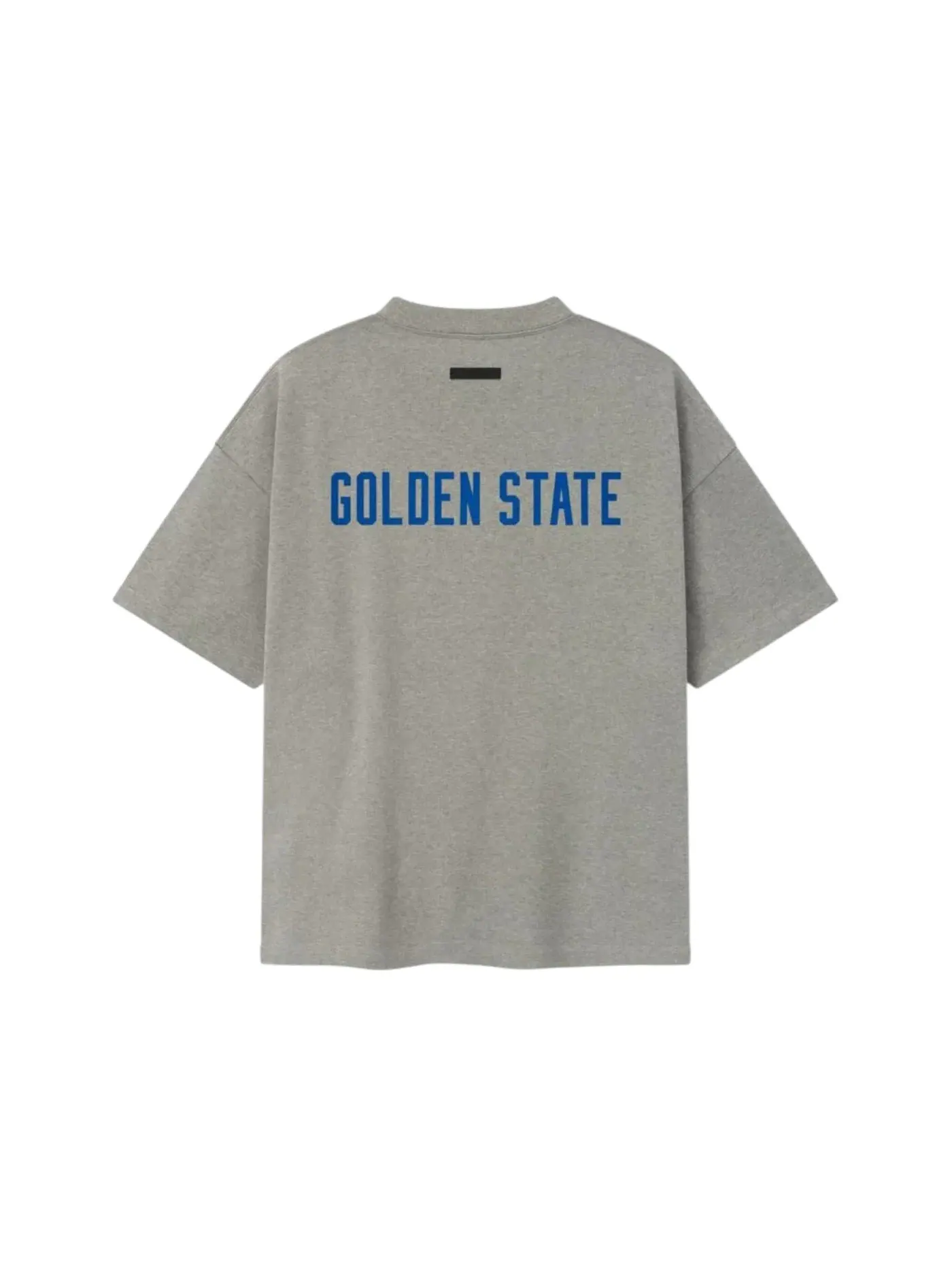 Мужская футболка с принтом Fear of God Essentials Warriors 90's Tee, Concrete Heather — изображение 2 из 3