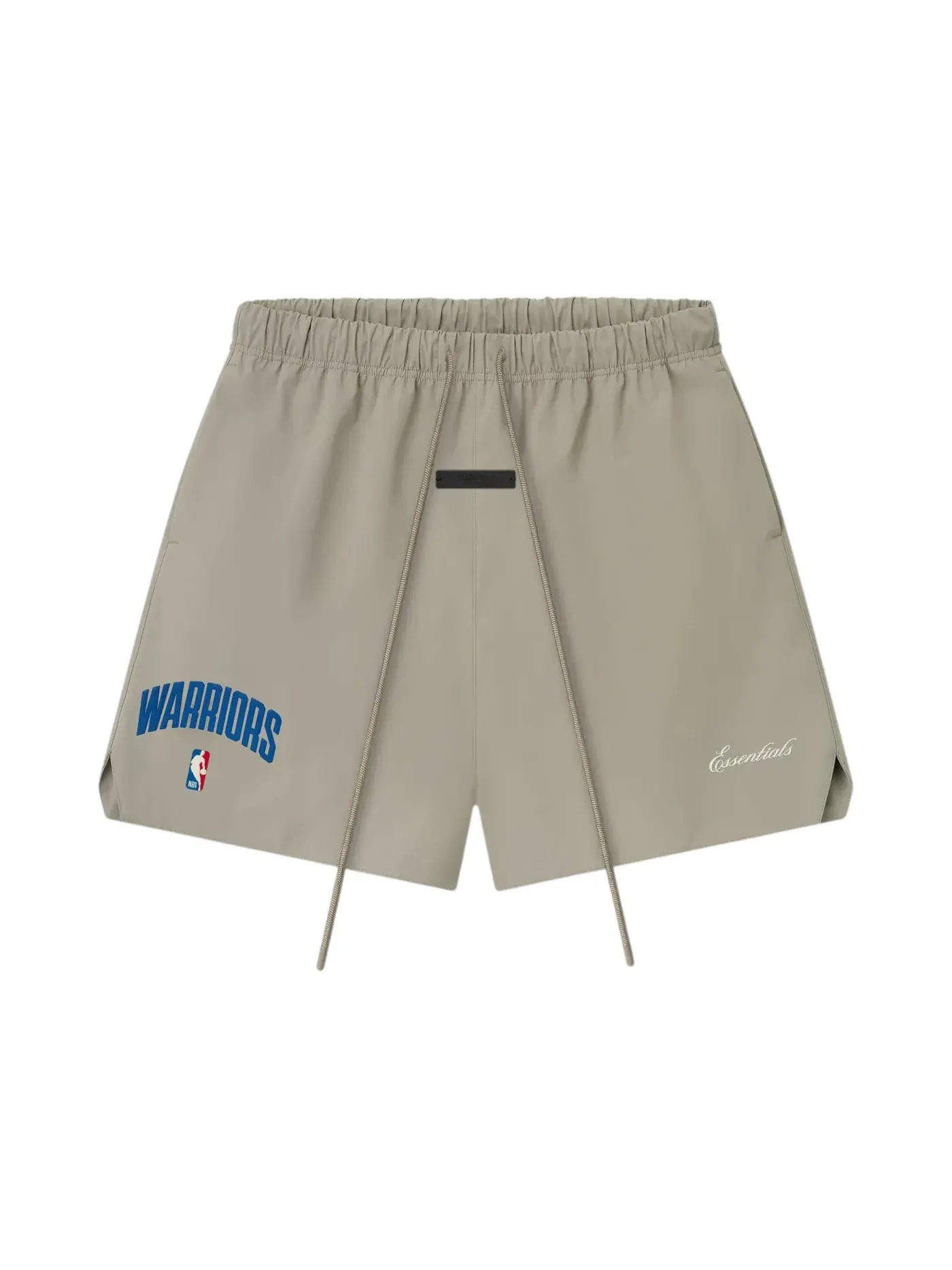 Мужские шорты с принтом Fear of God Essentials Warriors Classic Short — изображение 1 из 2, серый