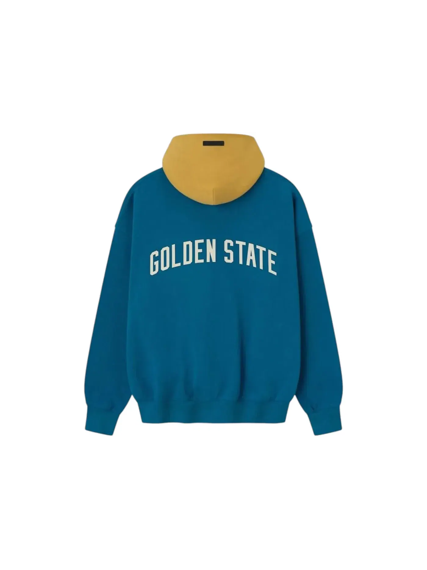 Мужское худи с принтом Warriors Fear of God Essentials Hoodie — изображение 2 из 2, синий