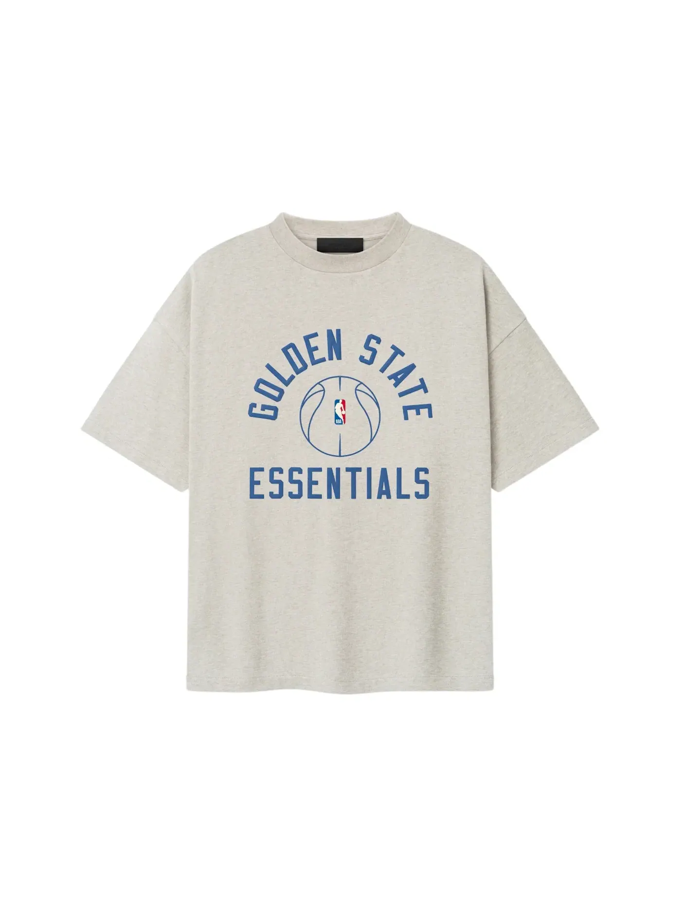 Унисекс футболка с принтом Fear of God Essentials Warriors x Barkley Hendricks 90s Tee, Heather Stone — изображение 1 из 2