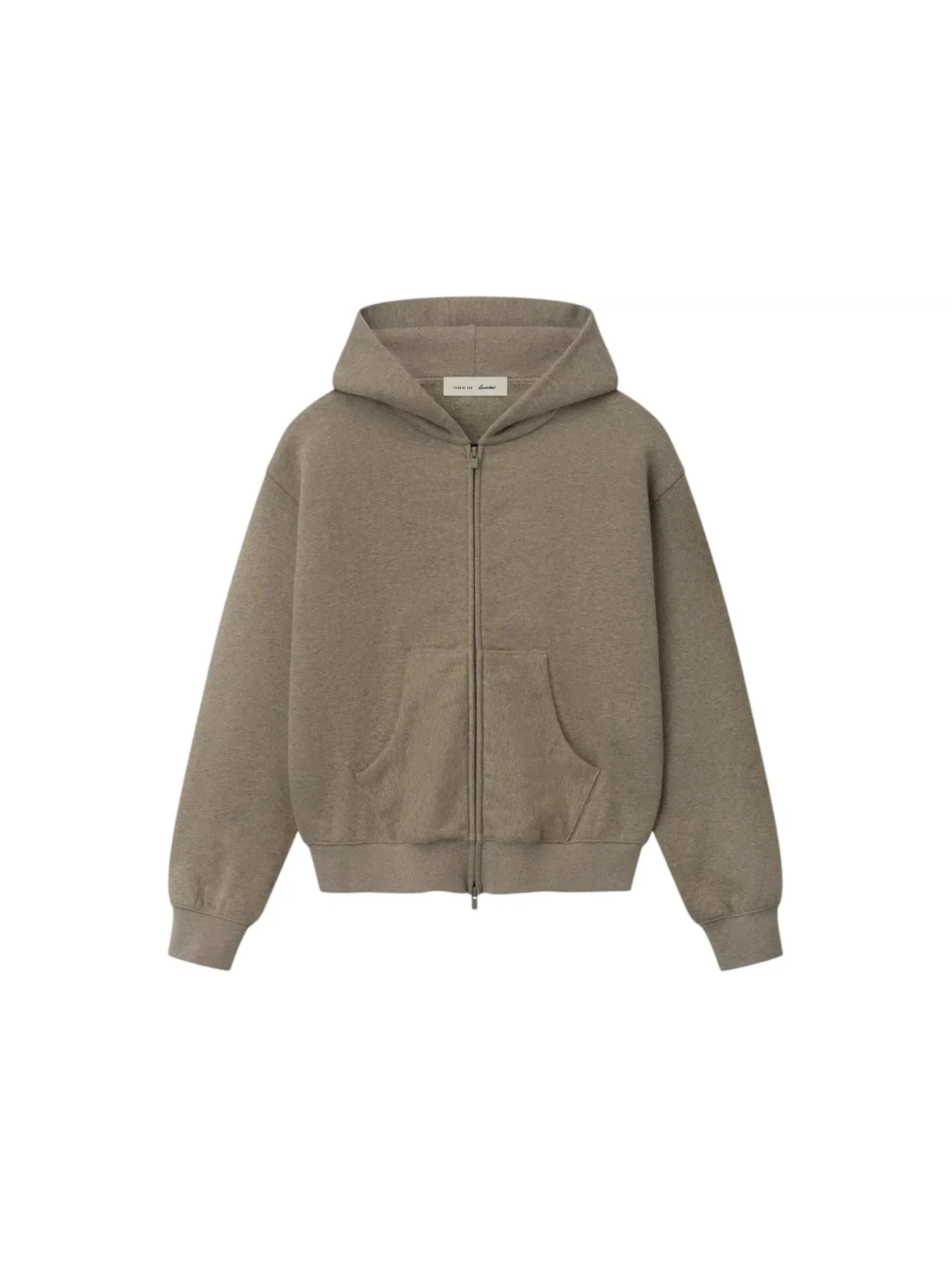 Мужская худи с полной застежкой-молнией Classic Full Zip Homestead Heather Fear of God, Homestead Heather