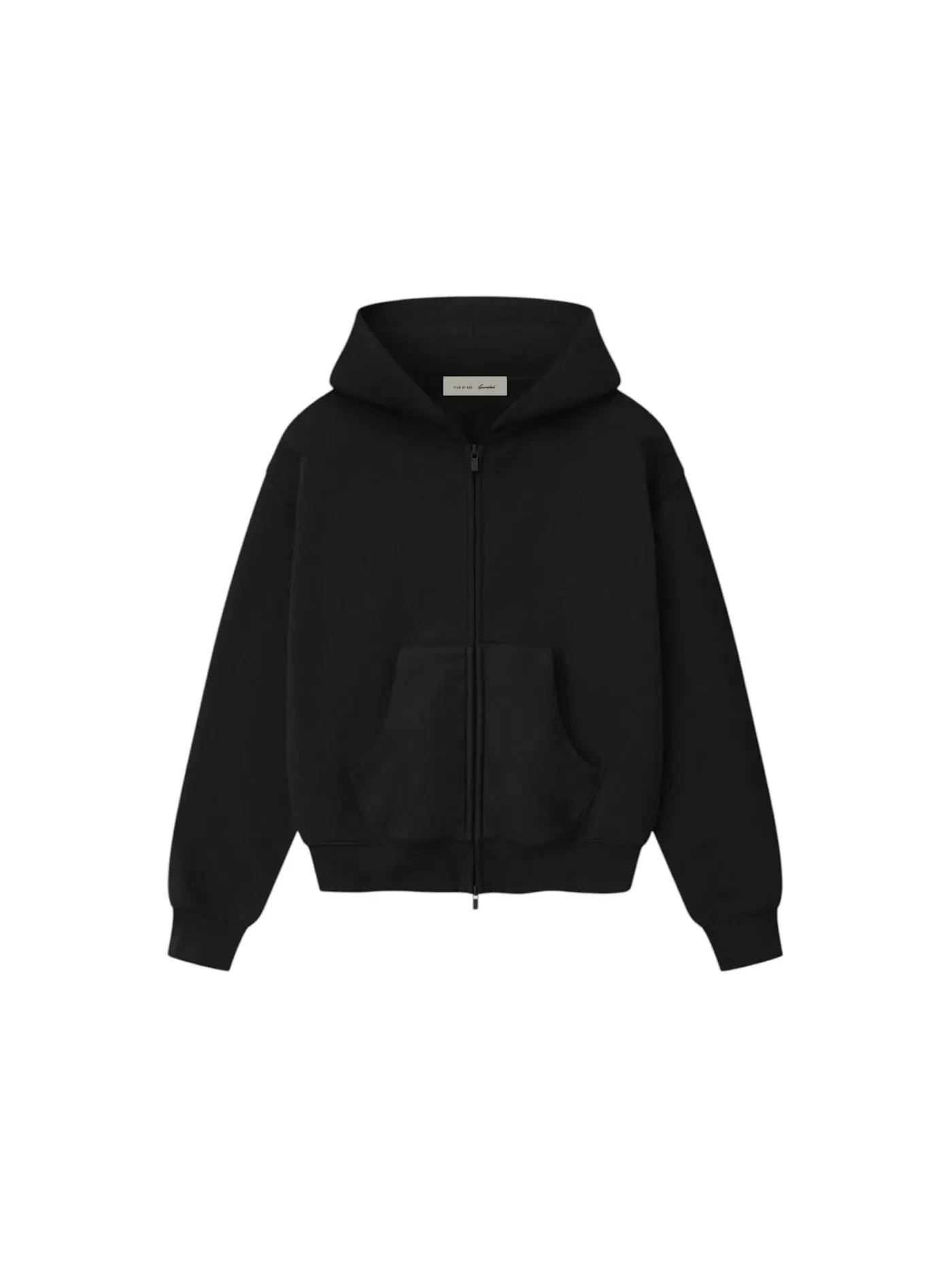 Женская худи с длинным рукавом Fear of God Essentials — изображение 1 из 1, черный