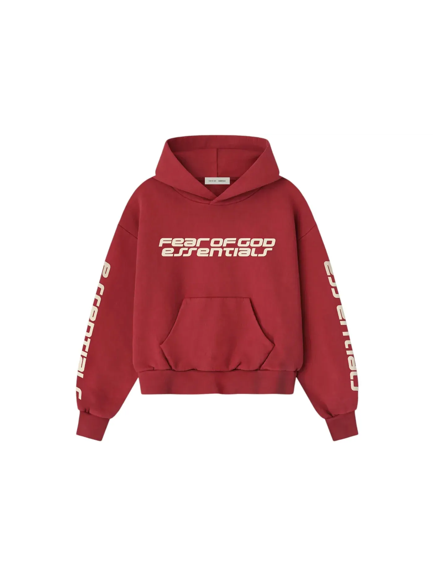 Женский худи Fear of God Essentials Classic Hoodie — изображение 1 из 2, красный