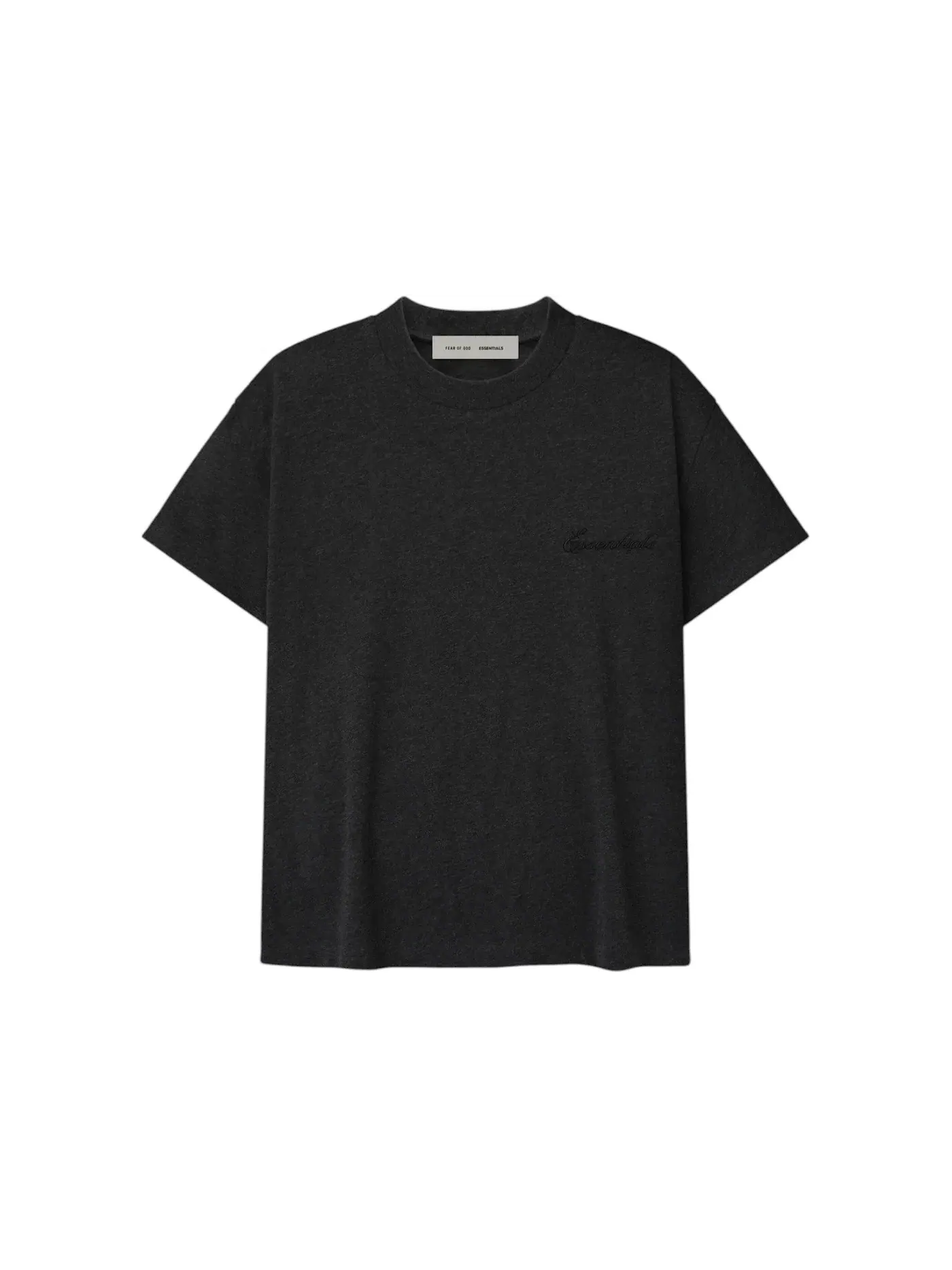 Женская футболка с вышивкой Tee Fear of God — изображение 1 из 2, винтажный черный