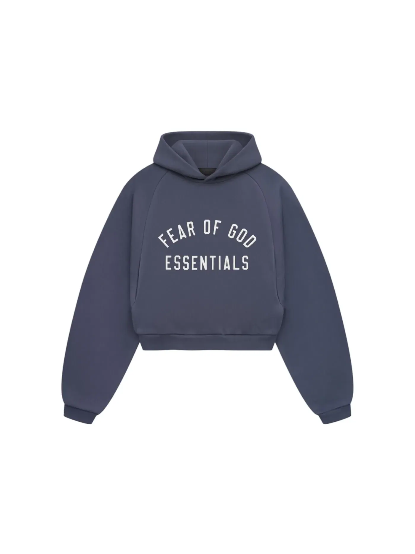 Женский худи из флиса Fear of God Essentials Hoodie — изображение 1 из 1, морской