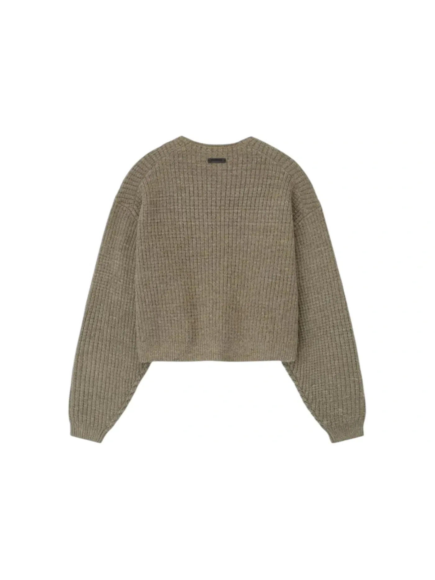 Женский свитер с плотным вафельным переплетением Fear of God Essentials, Homestead Heather — изображение 2 из 2