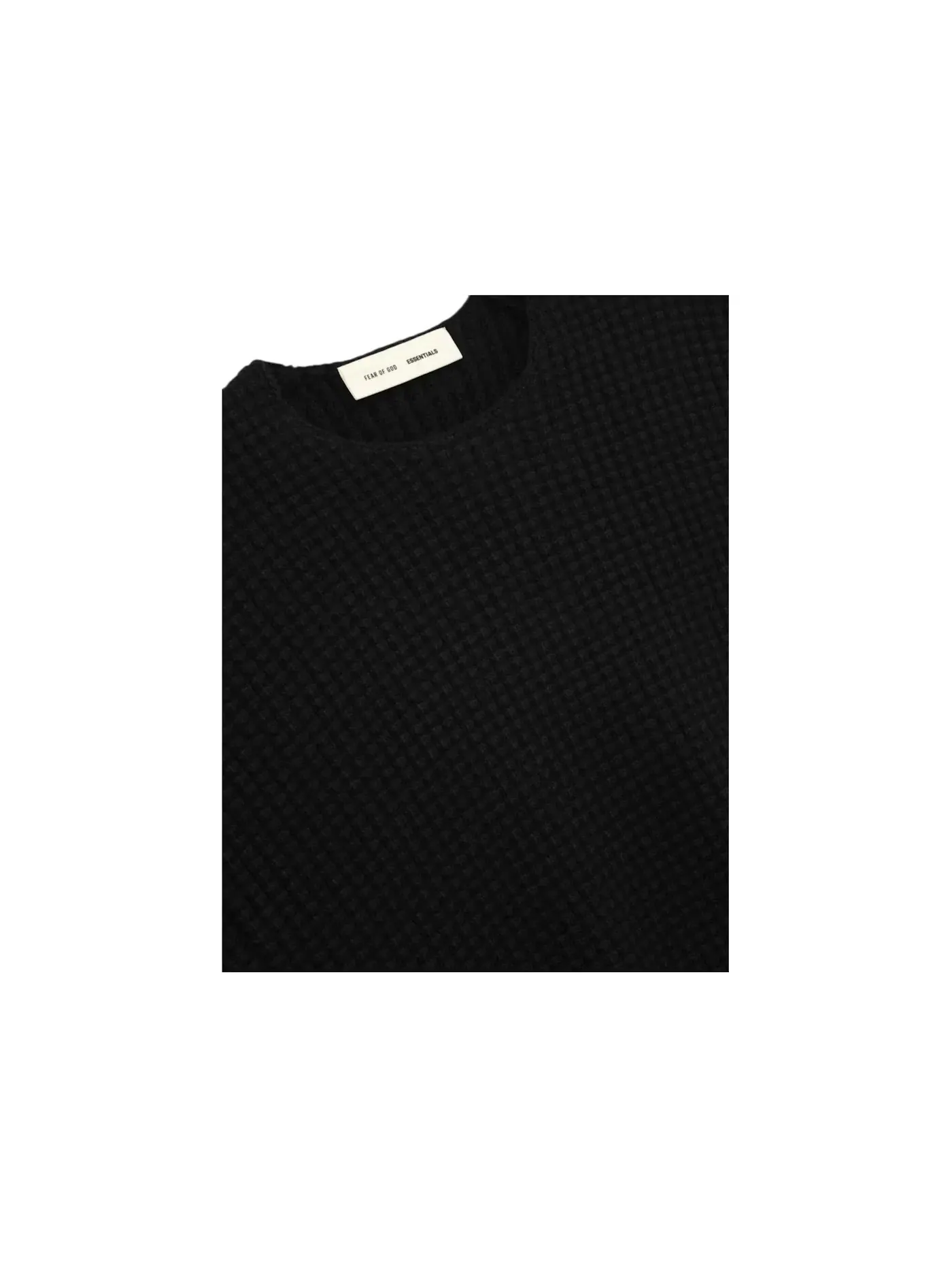 Женский свитер с высоким воротником Fear of God Essentials Sweater — изображение 3 из 3, винтажный черный