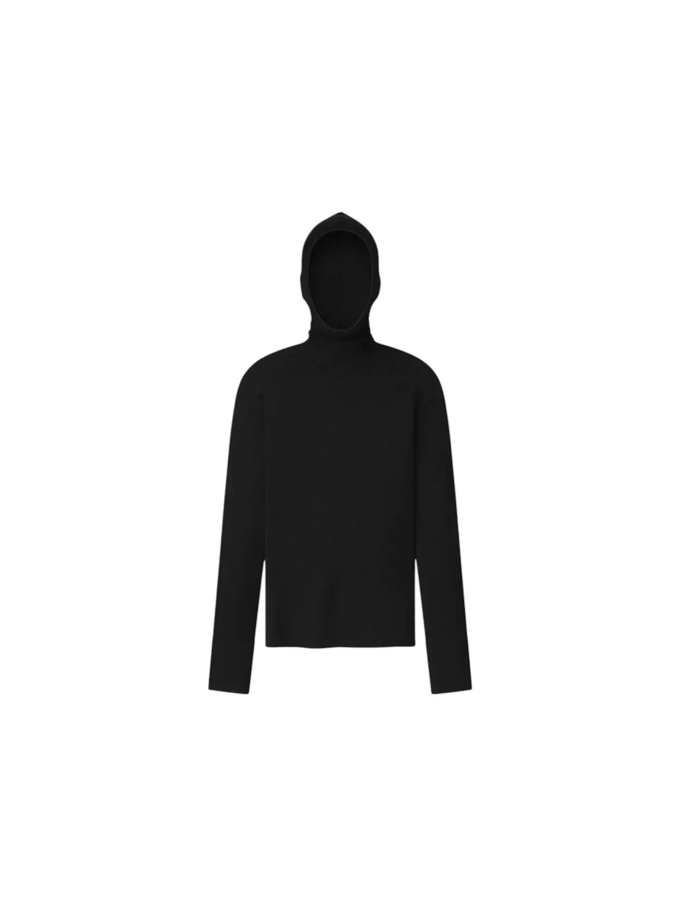 Женский лонгслив с капюшоном и длинным рукавом Fear of God Essentials — изображение 1 из 2, винтажный черный