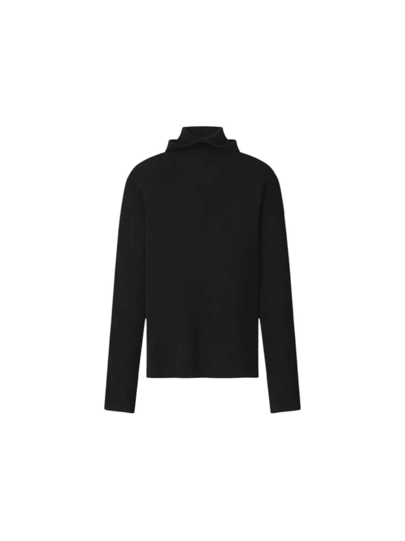 Женский лонгслив с капюшоном и длинным рукавом Fear of God Essentials — изображение 2 из 2, винтажный черный