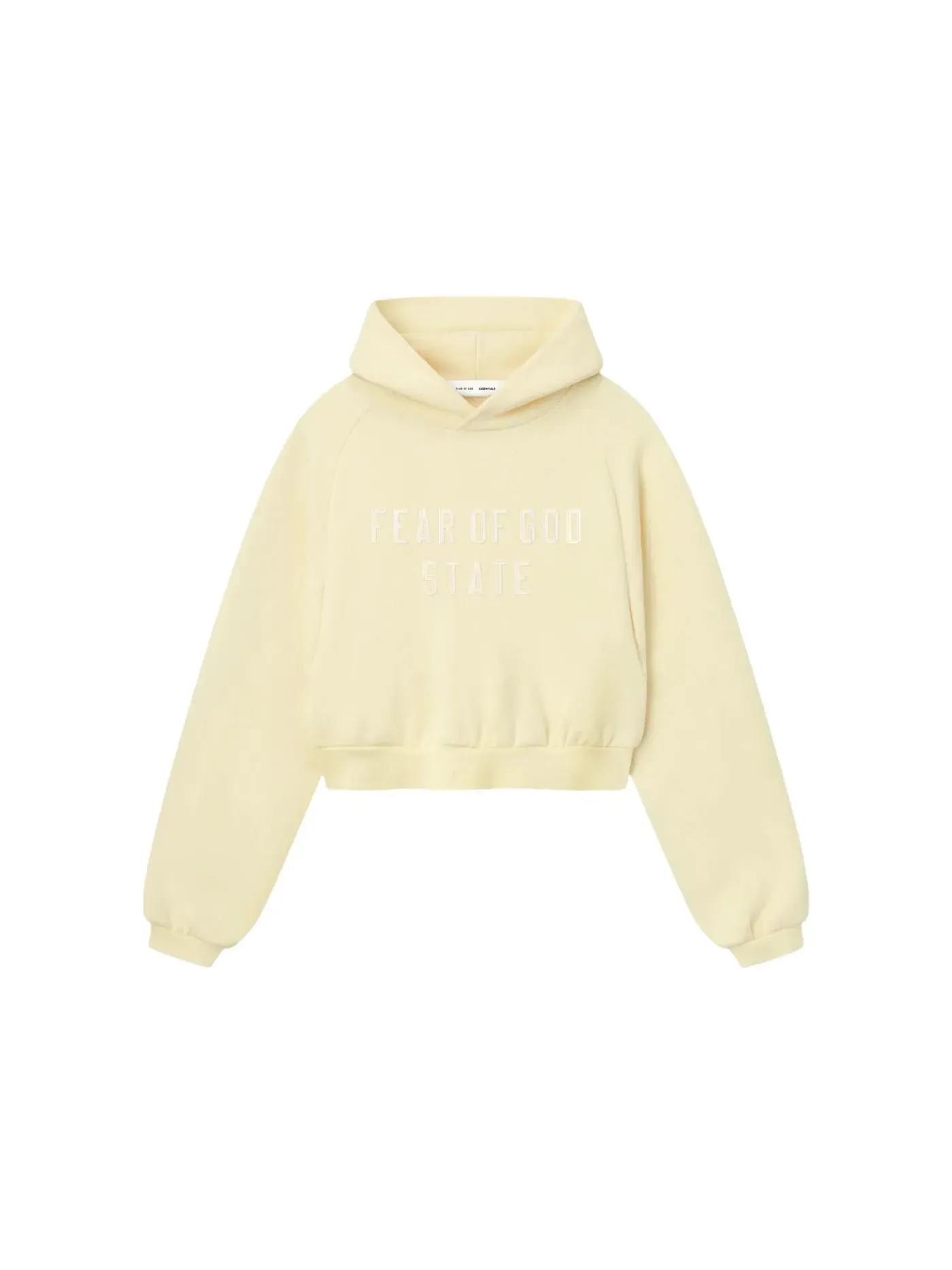 Женский худи с длинным рукавом Fear of God Essentials — изображение 1 из 1, желтый