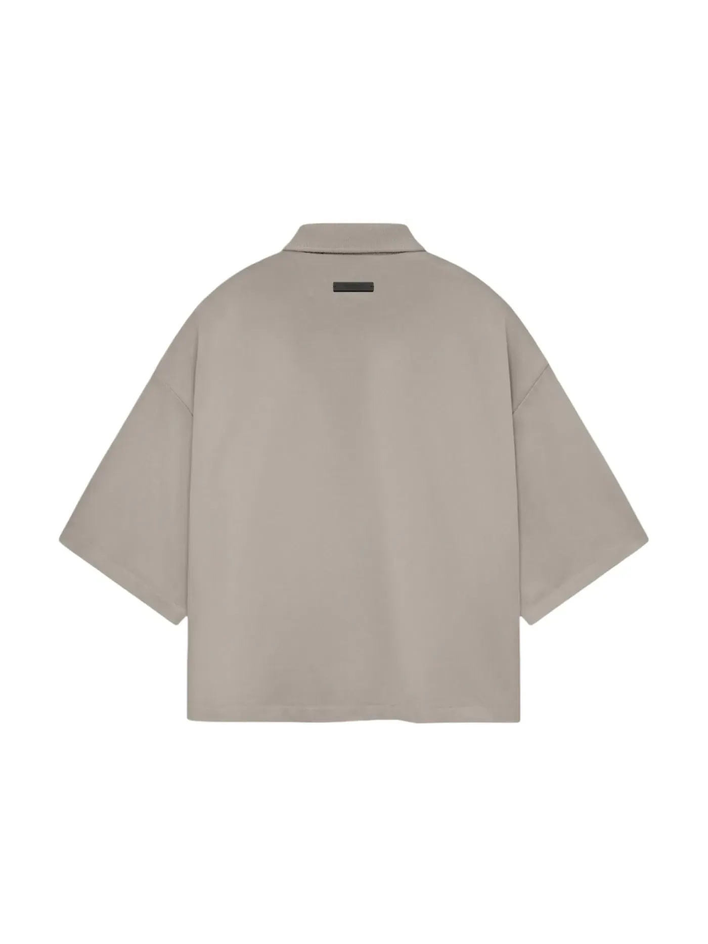 Женское поло из пике с укороченным кроем Polo Fear of God — изображение 2 из 2, серый