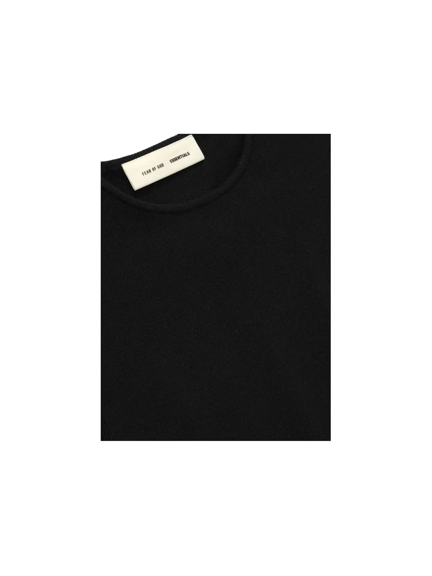 Женская футболка с длинным рукавом Fear of God Essentials — изображение 3 из 3, винтажный черный