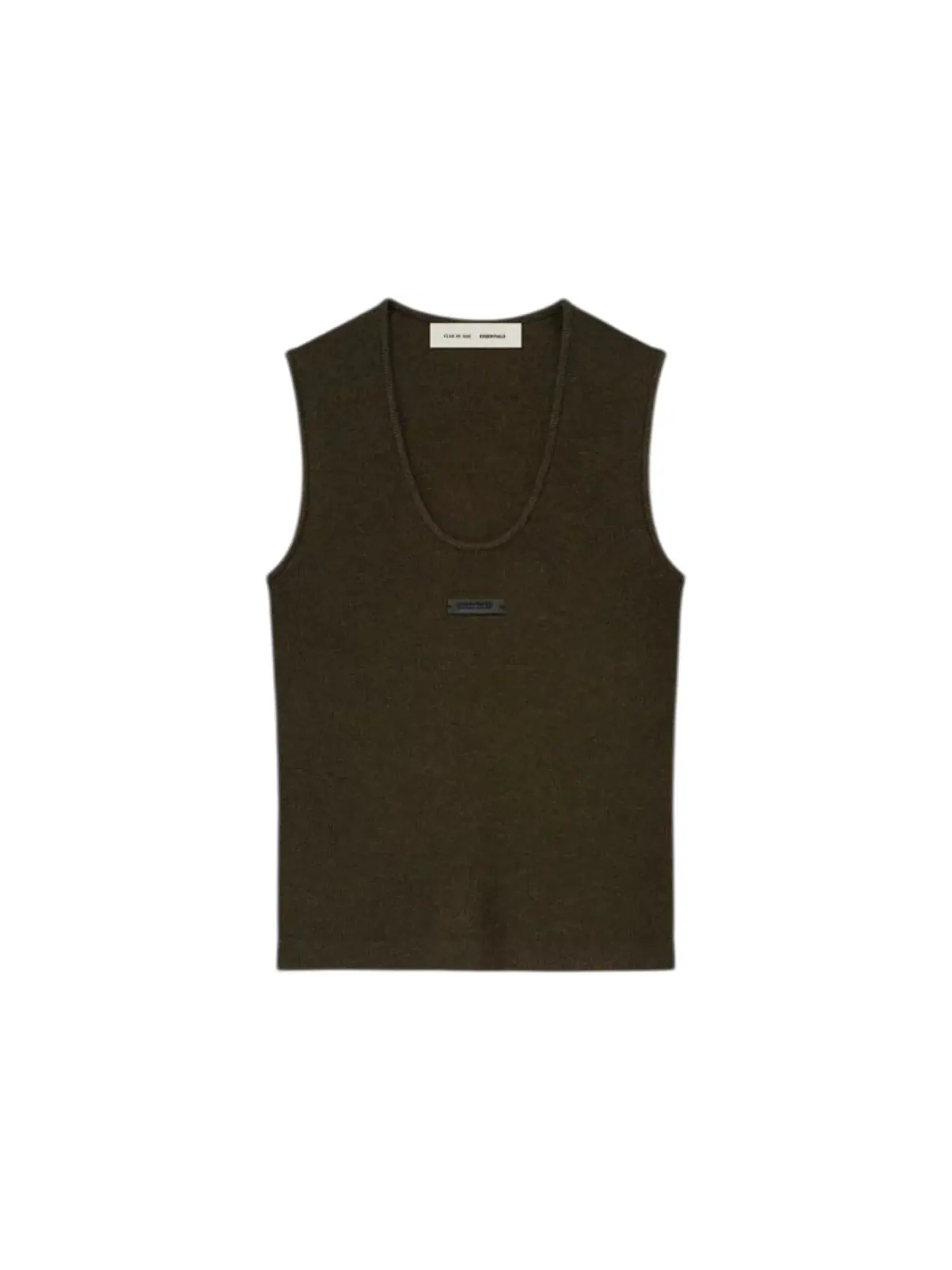 Женский топ-борцовка без рукавов Tank Fear of God — изображение 1 из 3, коричневый