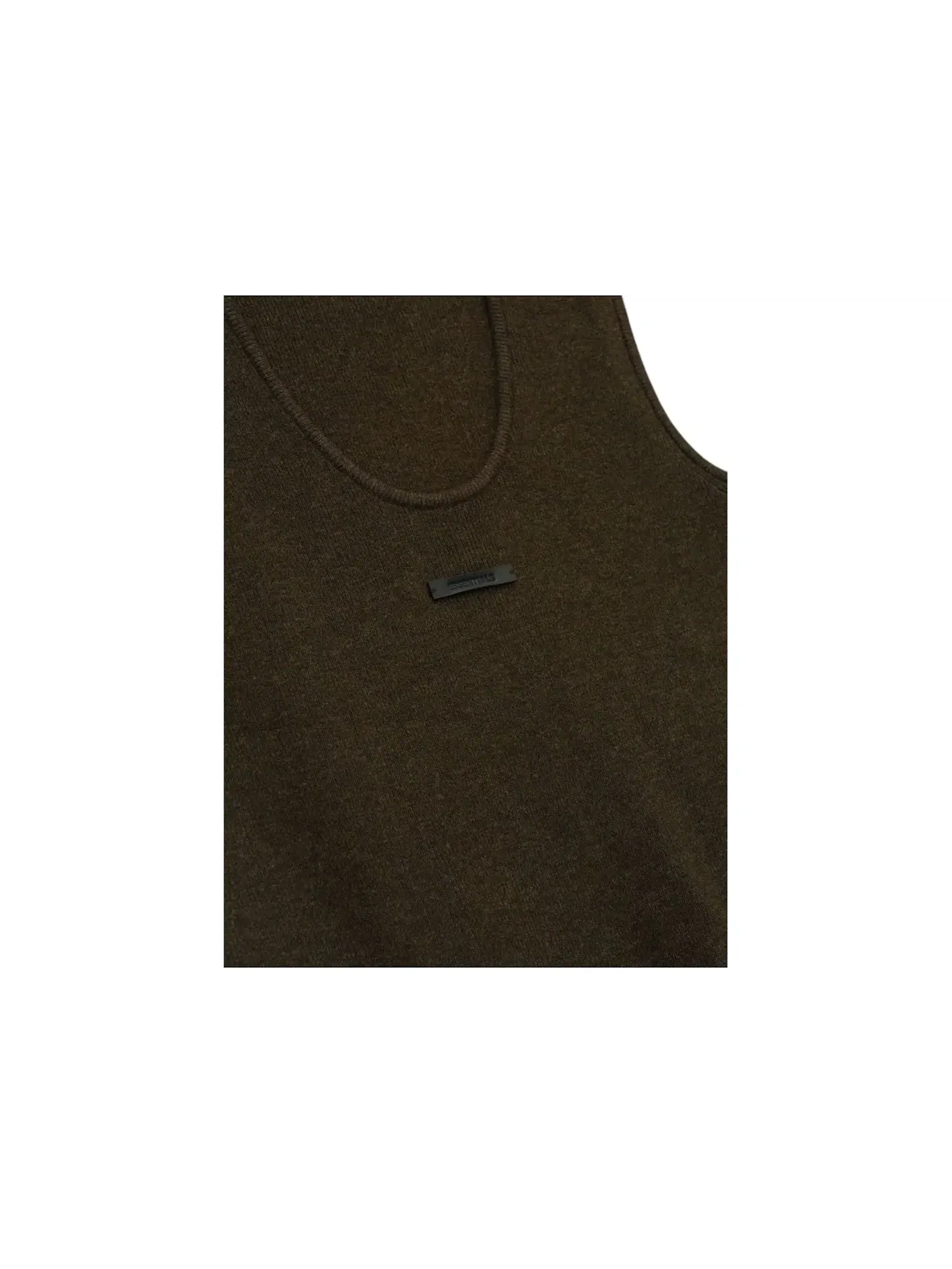 Женский топ-борцовка без рукавов Tank Fear of God — изображение 3 из 3, коричневый
