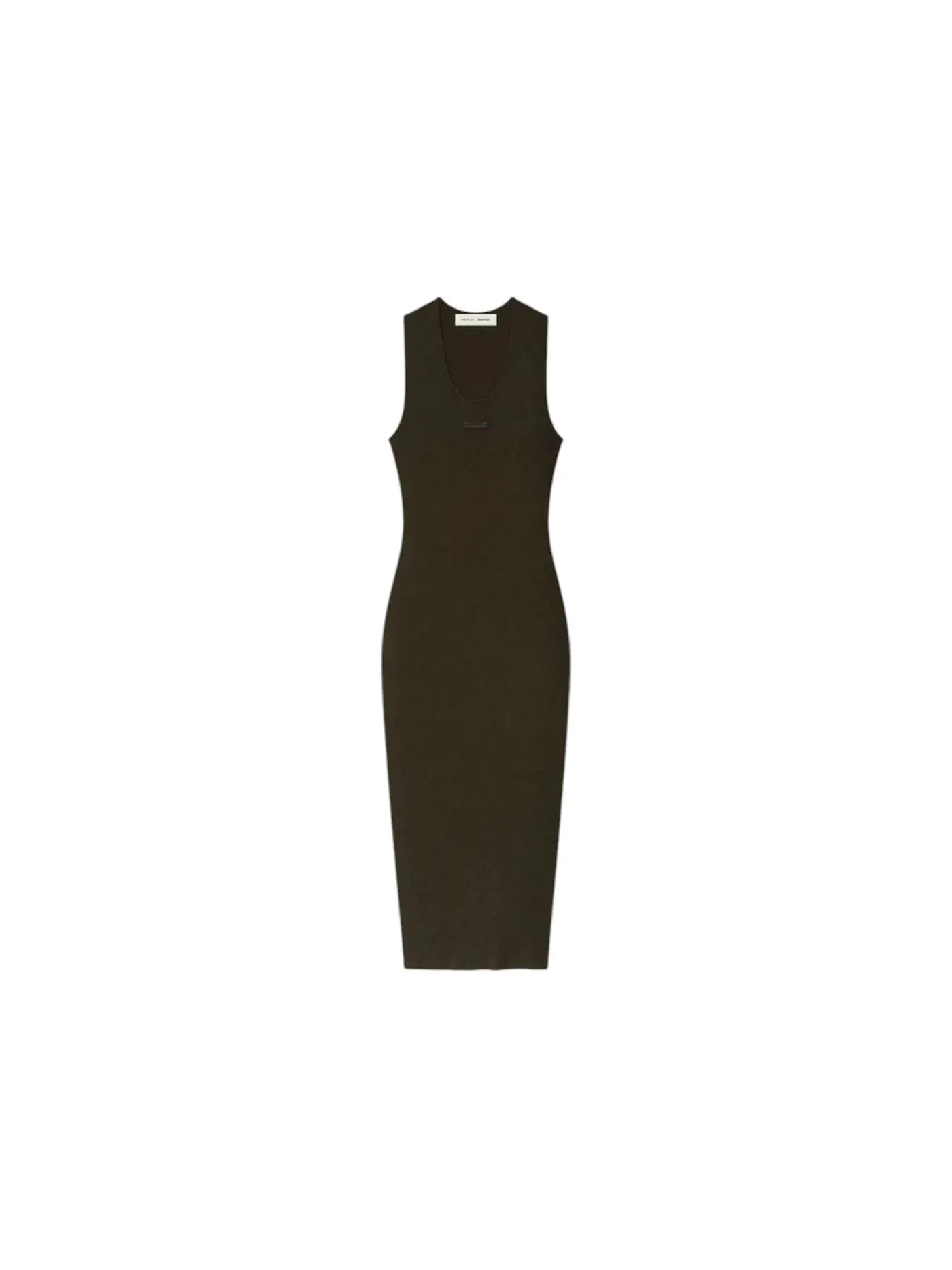 Женское платье с длинным рукавом Dress Fear of God — изображение 1 из 2, коричневый