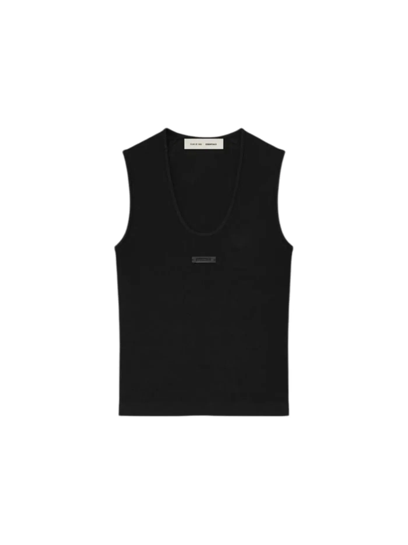 Женский топ-майка Essentials Rib Tank Fear of God — изображение 1 из 3, винтажный черный
