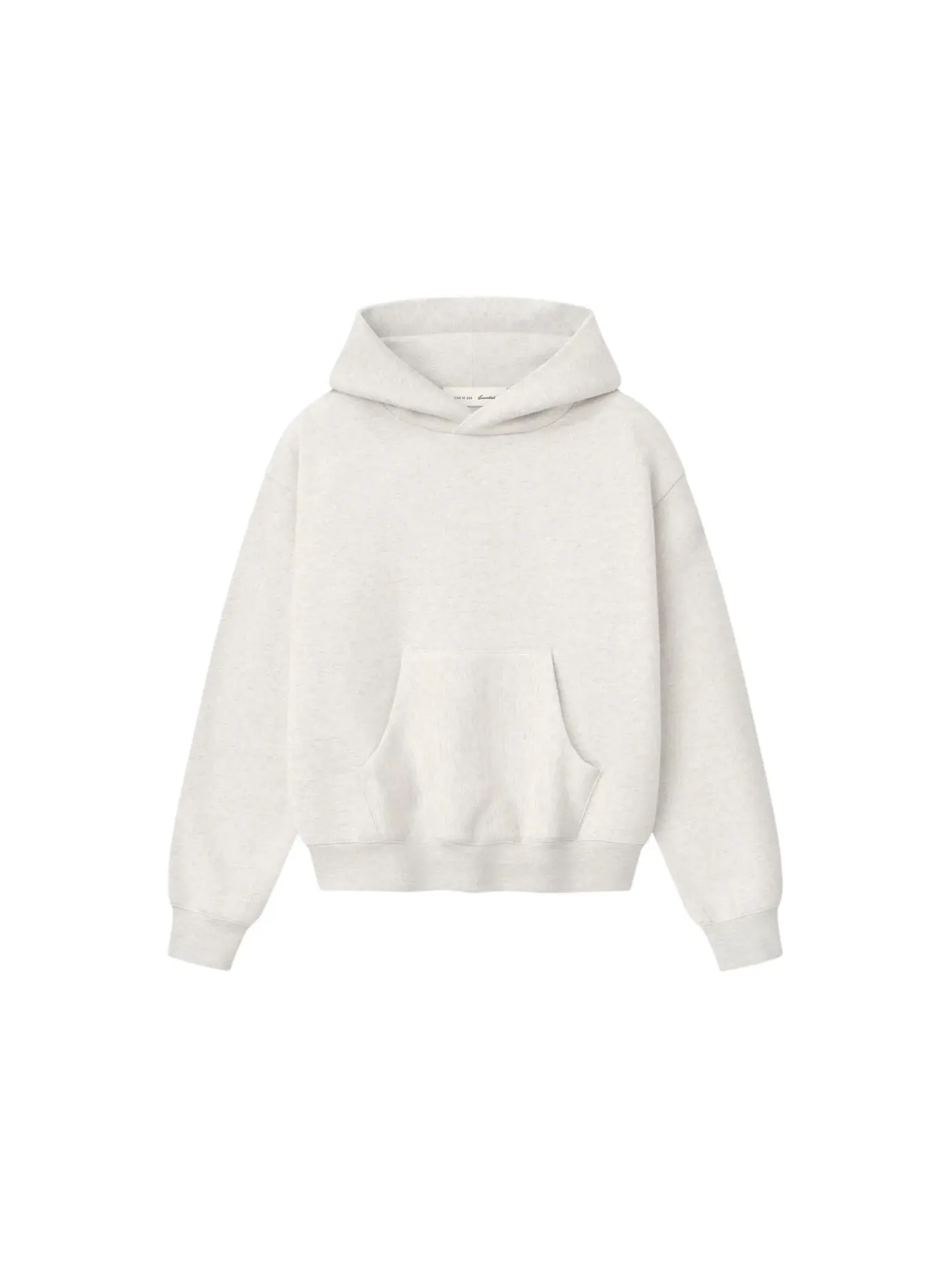 Женский худи с длинным рукавом Fear of God Essentials, Оатмеал Хитер/Лайт Хитер — изображение 1 из 2