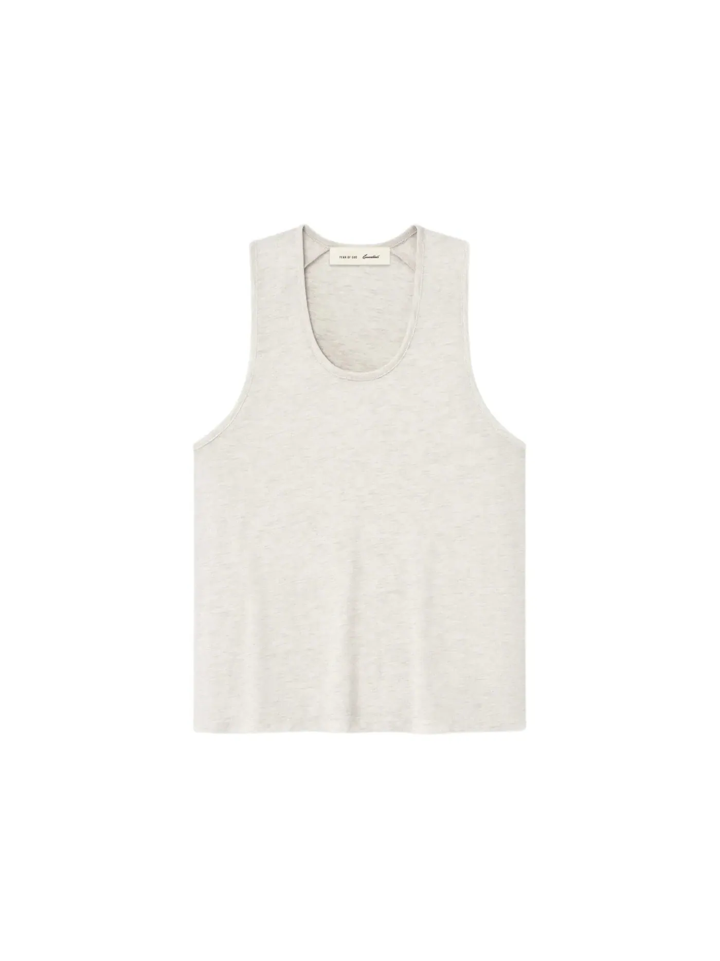 Мужской топ-майка с круглым вырезом Tank Fear of God — изображение 1 из 2, овсяный