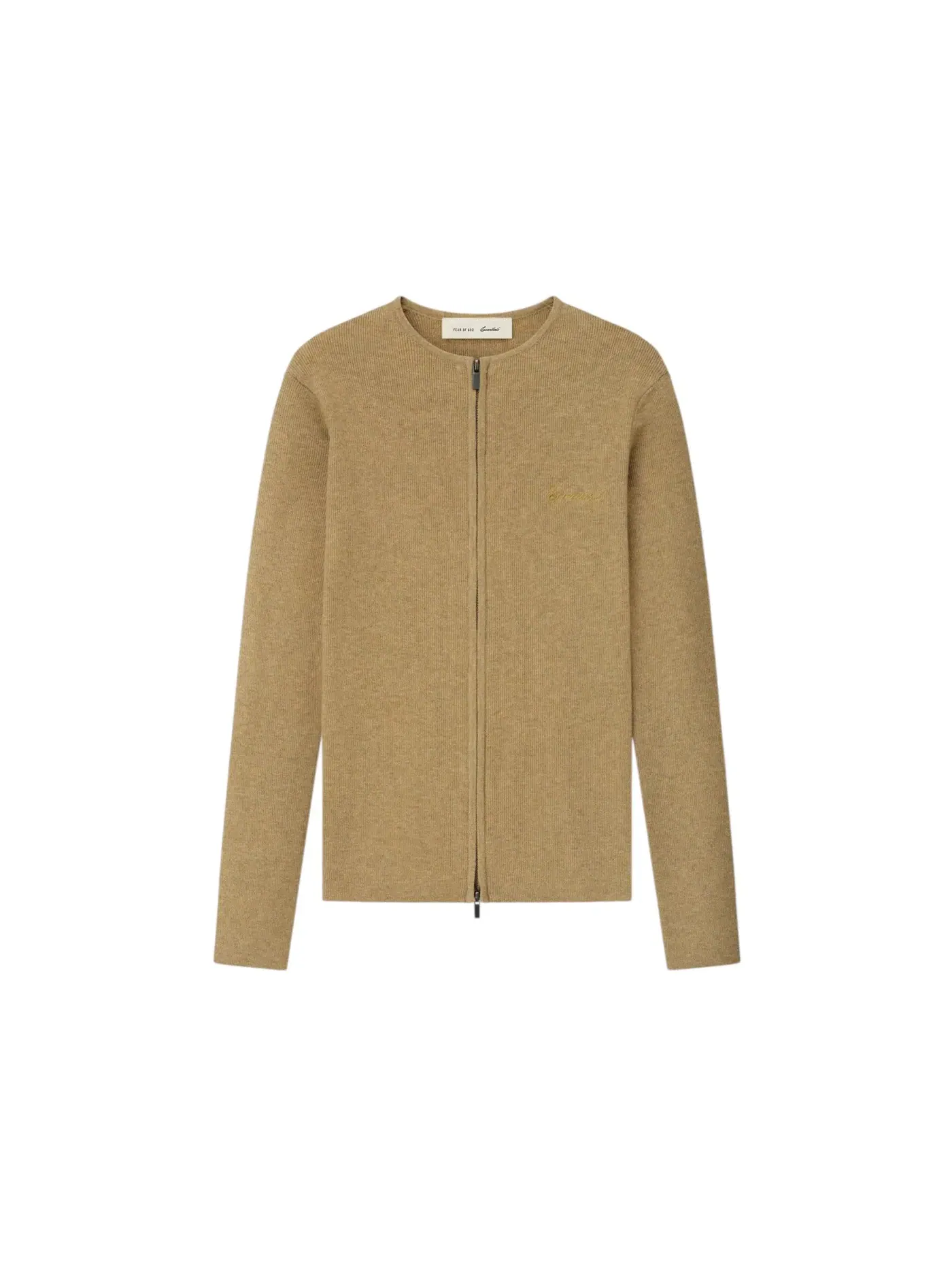 Женская футболка с длинным рукавом Fear of God Essentials — изображение 1 из 2, дюна