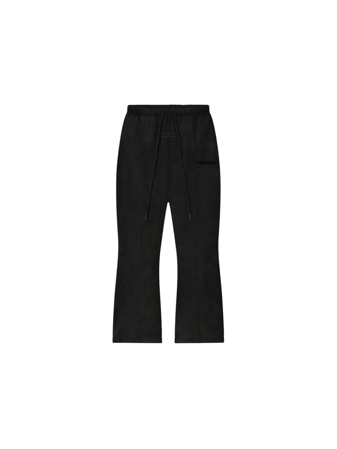 Женские спортивные штаны-клеш из флиса с замшей Sweatpant Fear of God — изображение 1 из 1, винтажный черный
