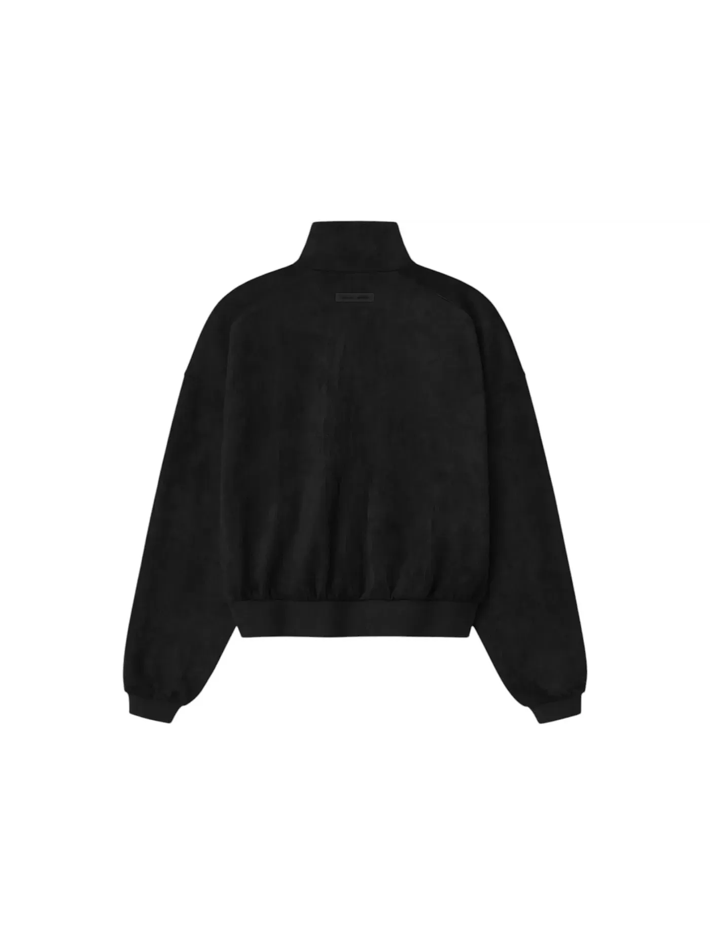 Женская куртка-трек из замши с флисом Fear of God Essentials — изображение 2 из 2, винтажный черный