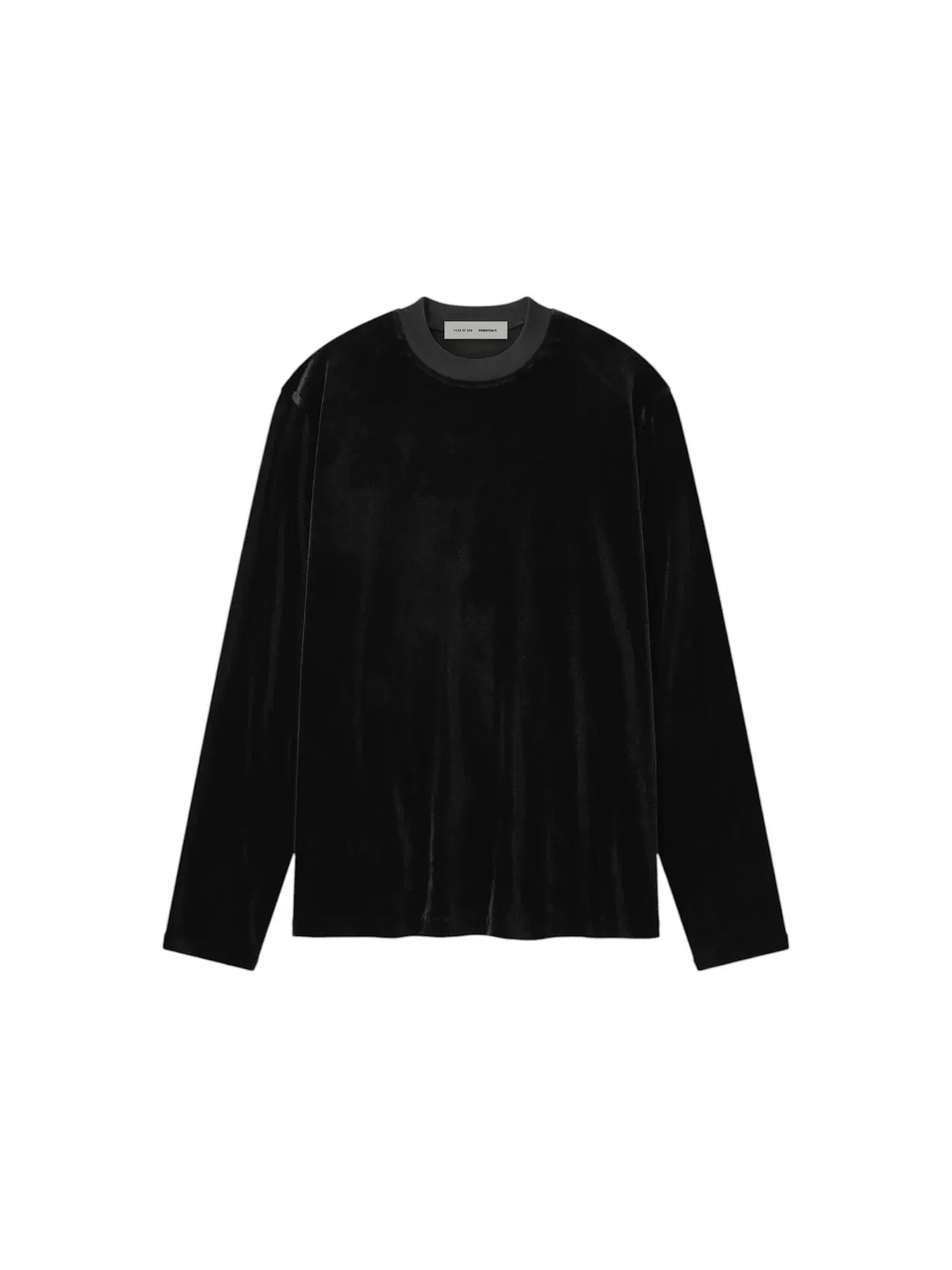 Женская футболка с длинным рукавом Fear of God Essentials — изображение 1 из 2, винтажный черный