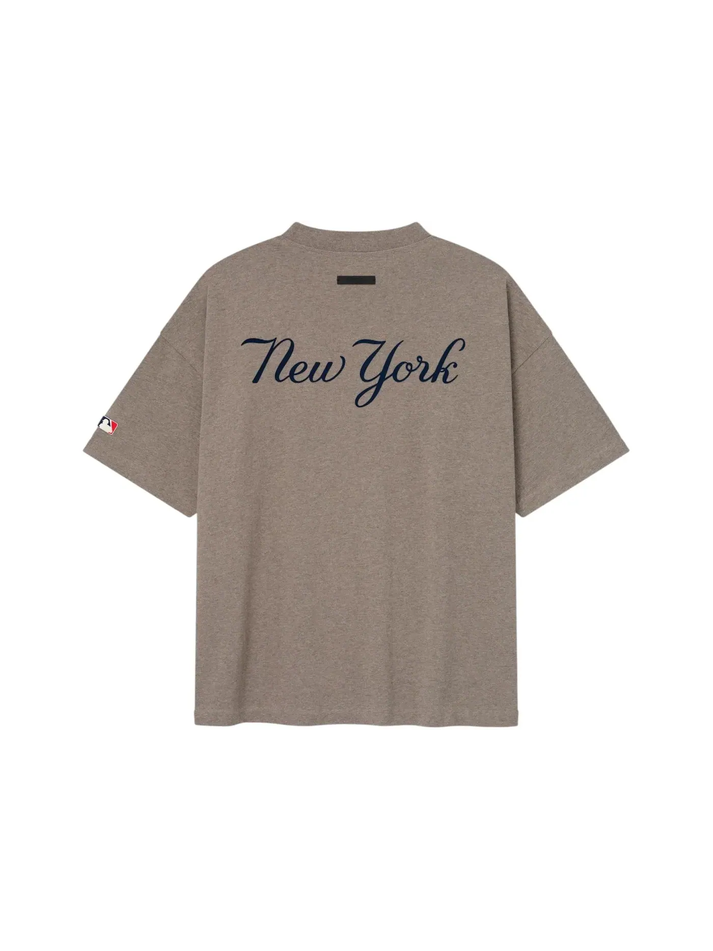 Мужская футболка с принтом Yankees Fear of God Essentials, Homestead Heather — изображение 2 из 2