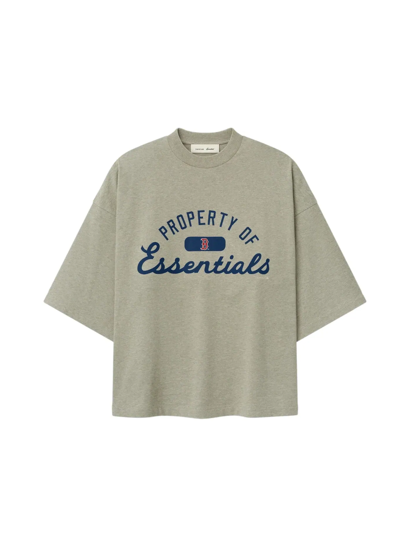 Мужская футболка с принтом Fear of God Tee — изображение 1 из 2, красный