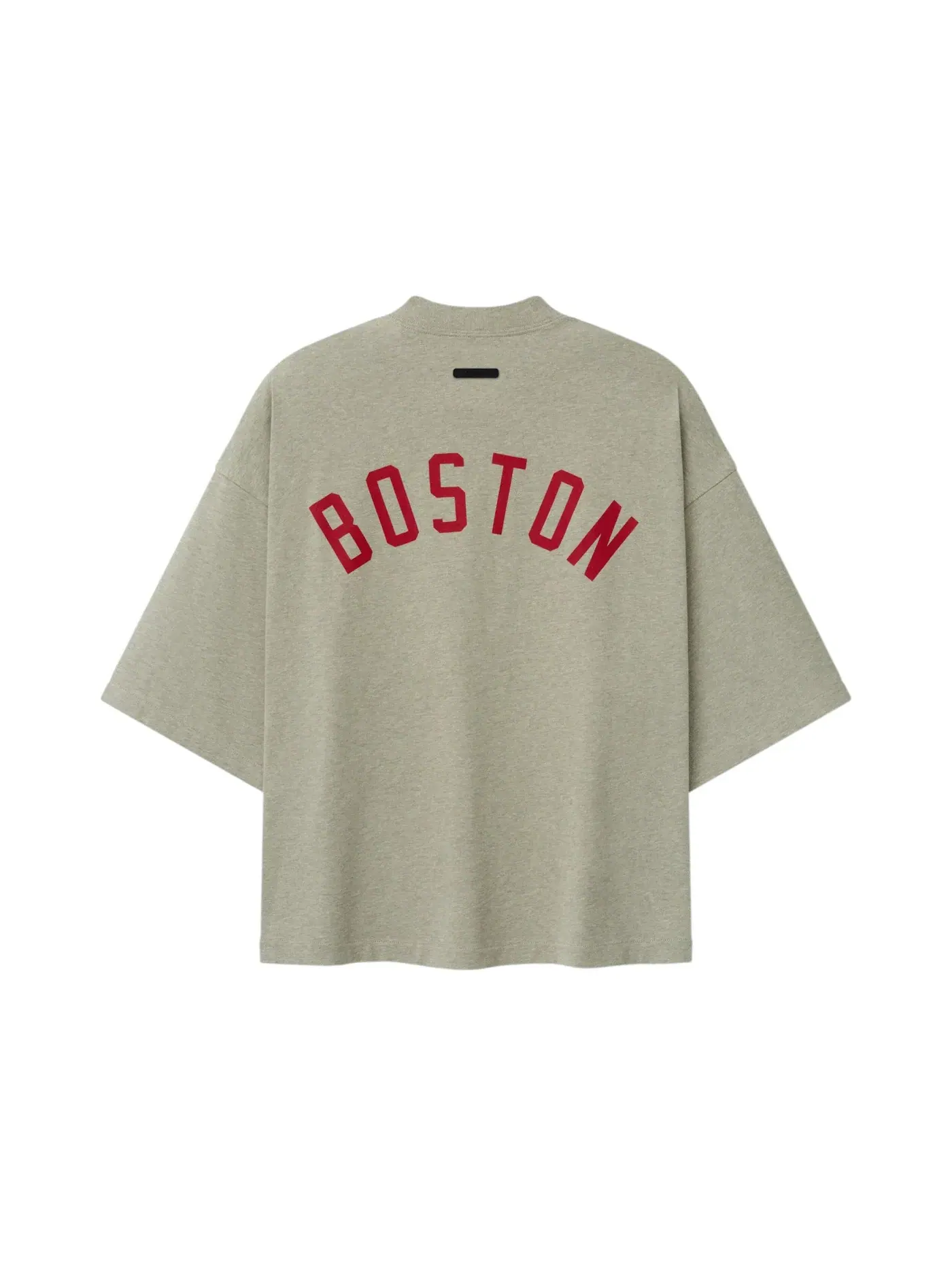 Мужская футболка с принтом Fear of God Tee — изображение 2 из 2, красный