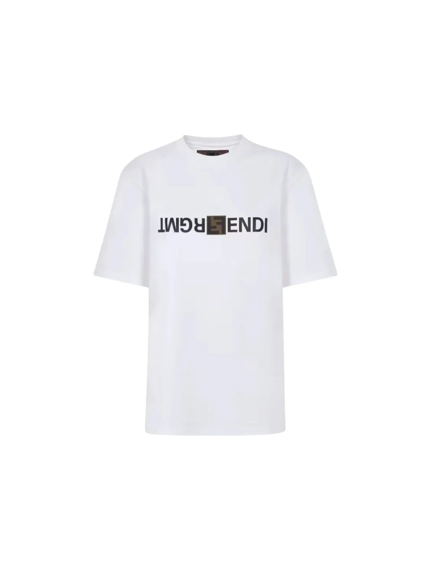 Женская футболка с логотипом Fendi x Fragment Fendi