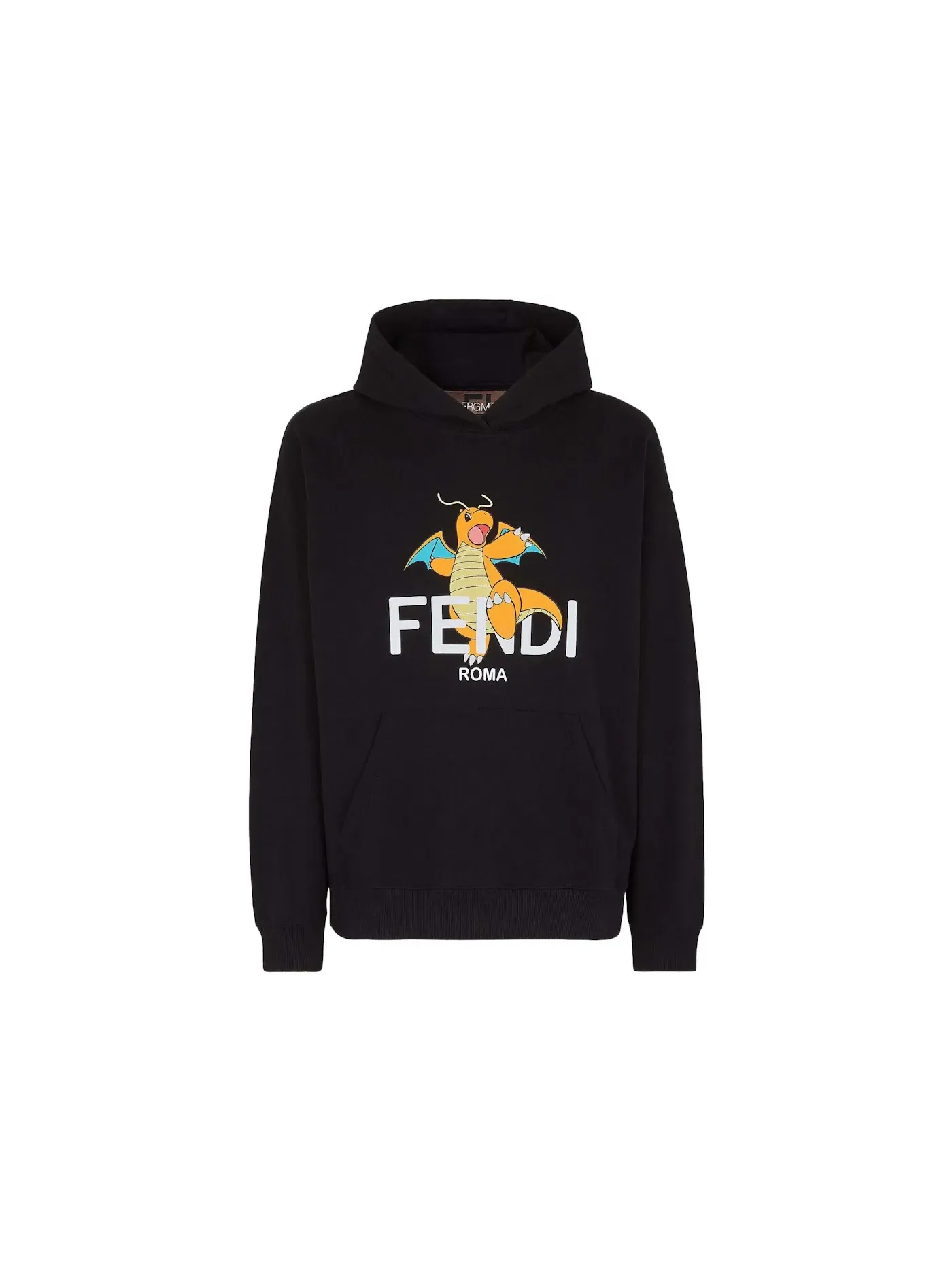 Мужской свитшот с принтом Fendi x FRGMT x Pokemon Sweatshirt Fendi — изображение 1 из 2, черный