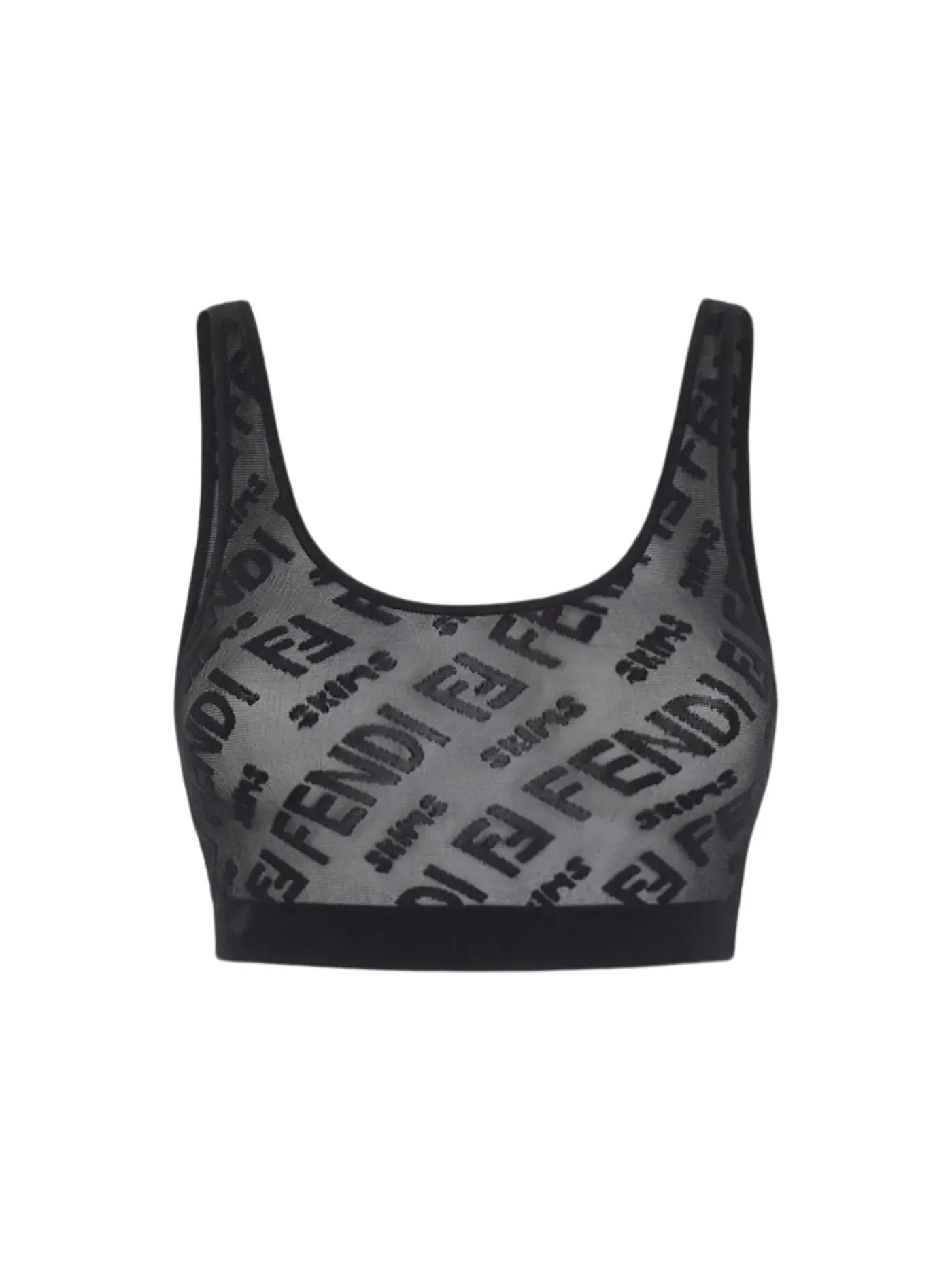Женский бюстгальтер-бралетт с принтом Fendi x SKIMS Bralette