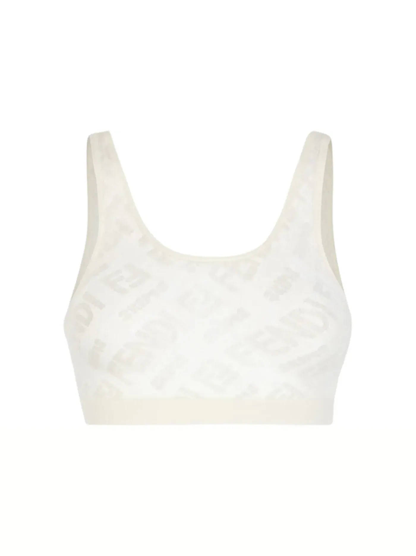 Женский бюстгальтер-бралетт с длинным рукавом Fendi x SKIMS Hosiery Bralette Connecticut, Connecticut — изображение 1 из 1