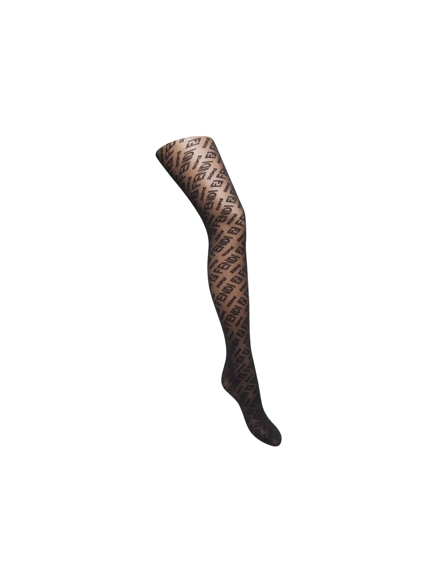 Женские леггинсы с высокой поддержкой Tights Fendi — изображение 1 из 1, черный