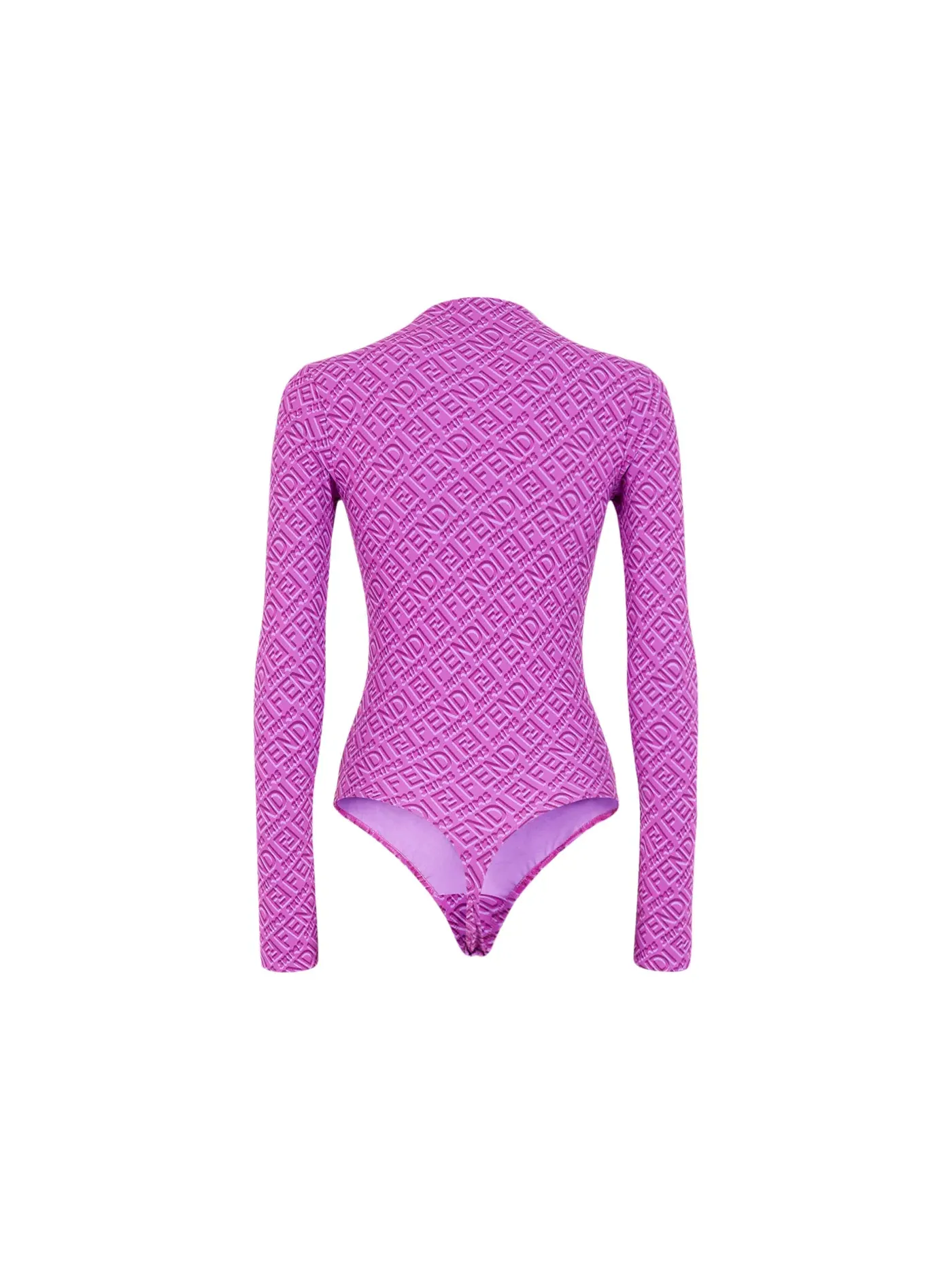 Женский боди с принтом Mock Neck Long Sleeve Bodysuit Fendi, Colorado — изображение 2 из 3