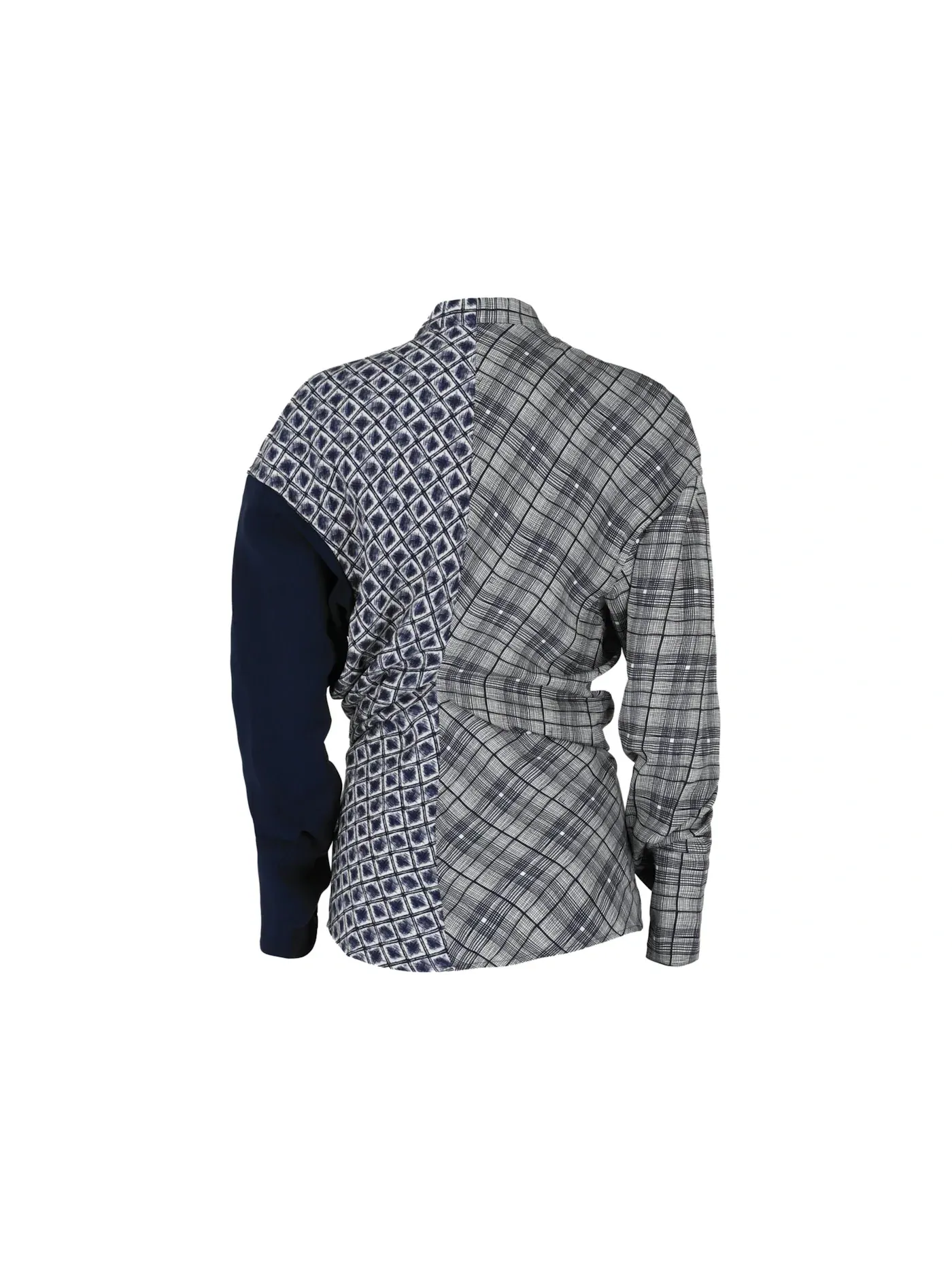 Женская рубашка с принтом Ferragamo Shirt — изображение 2 из 3, синий