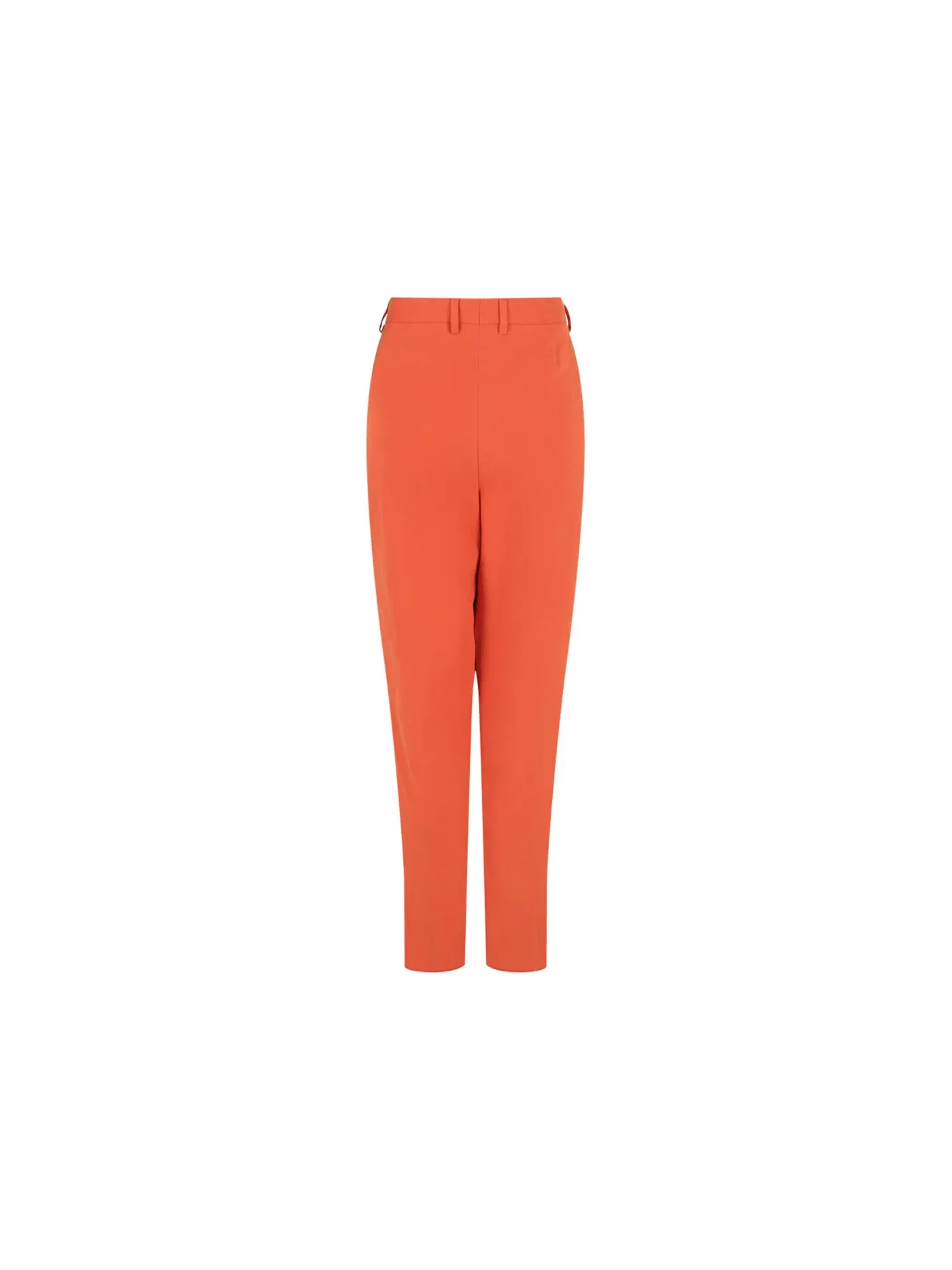 Женские брюки прямого кроя Gancini-Plaque Straight-Leg Trousers Ferragamo — изображение 2 из 3, оранжевый
