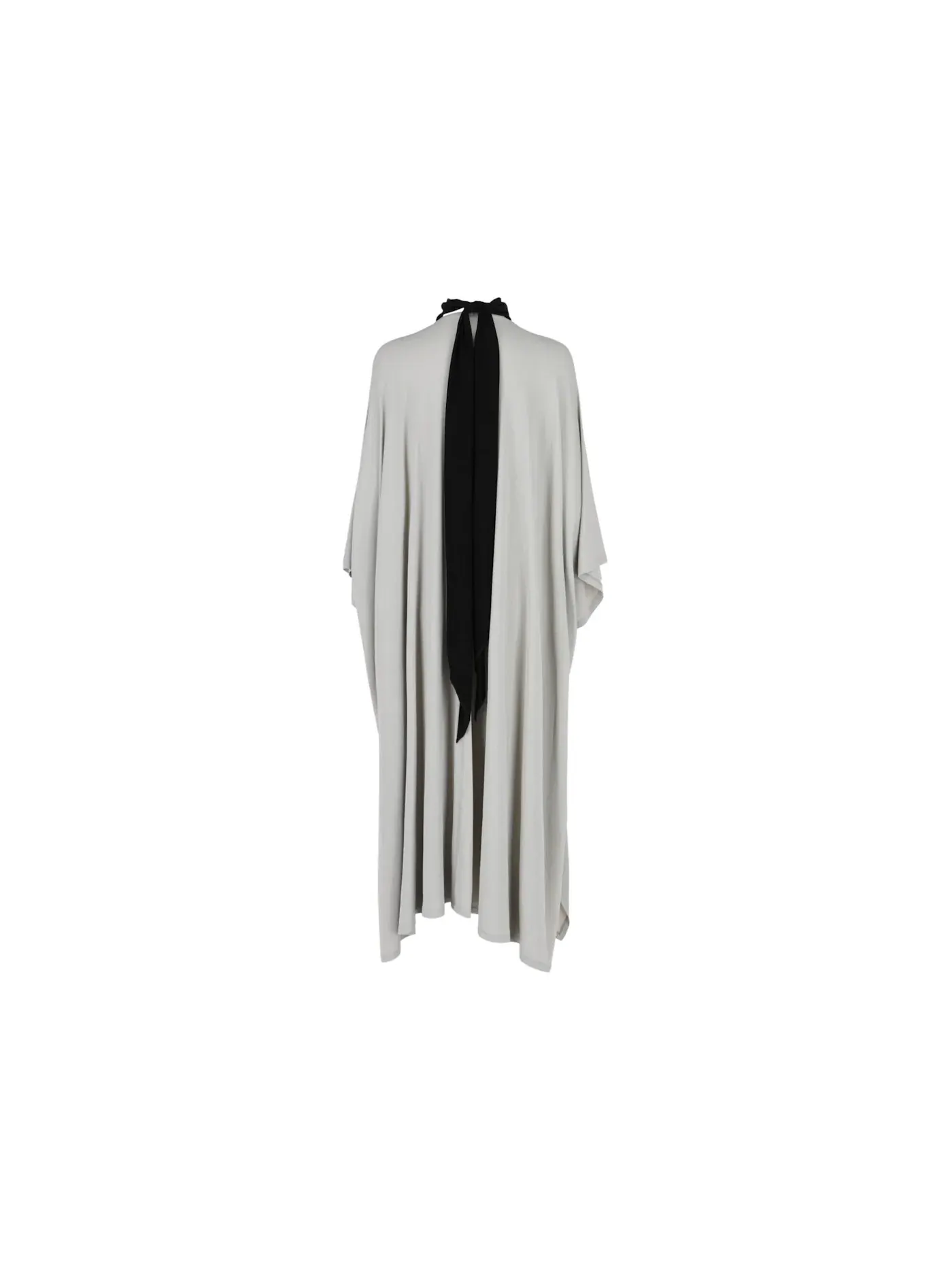 Женское платье с принтом Kaftan With Sash Inlay Ferragamo — изображение 2 из 3, светлый серый