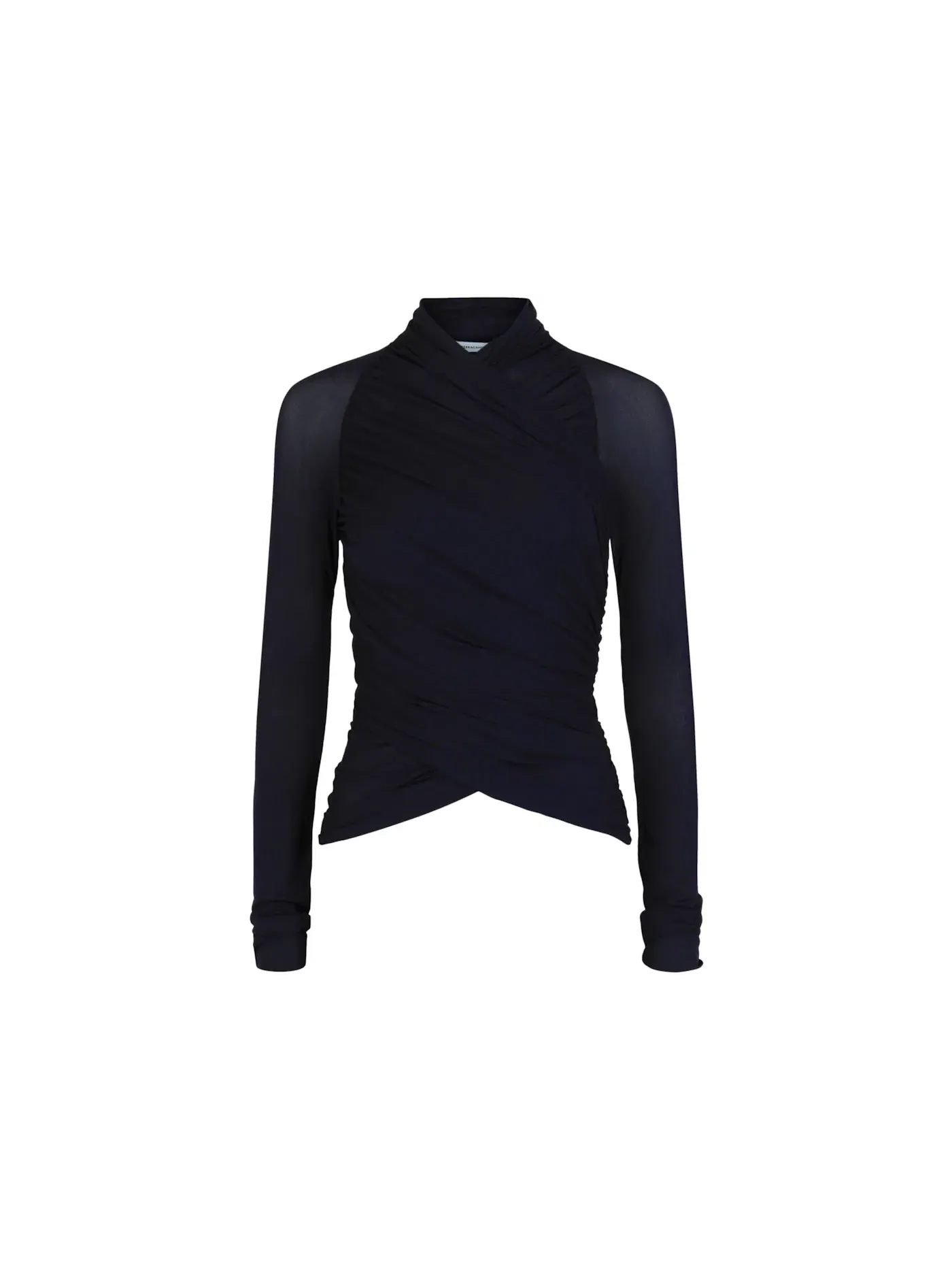 Женский топ с длинным рукавом Ferragamo Top — изображение 1 из 3, синий