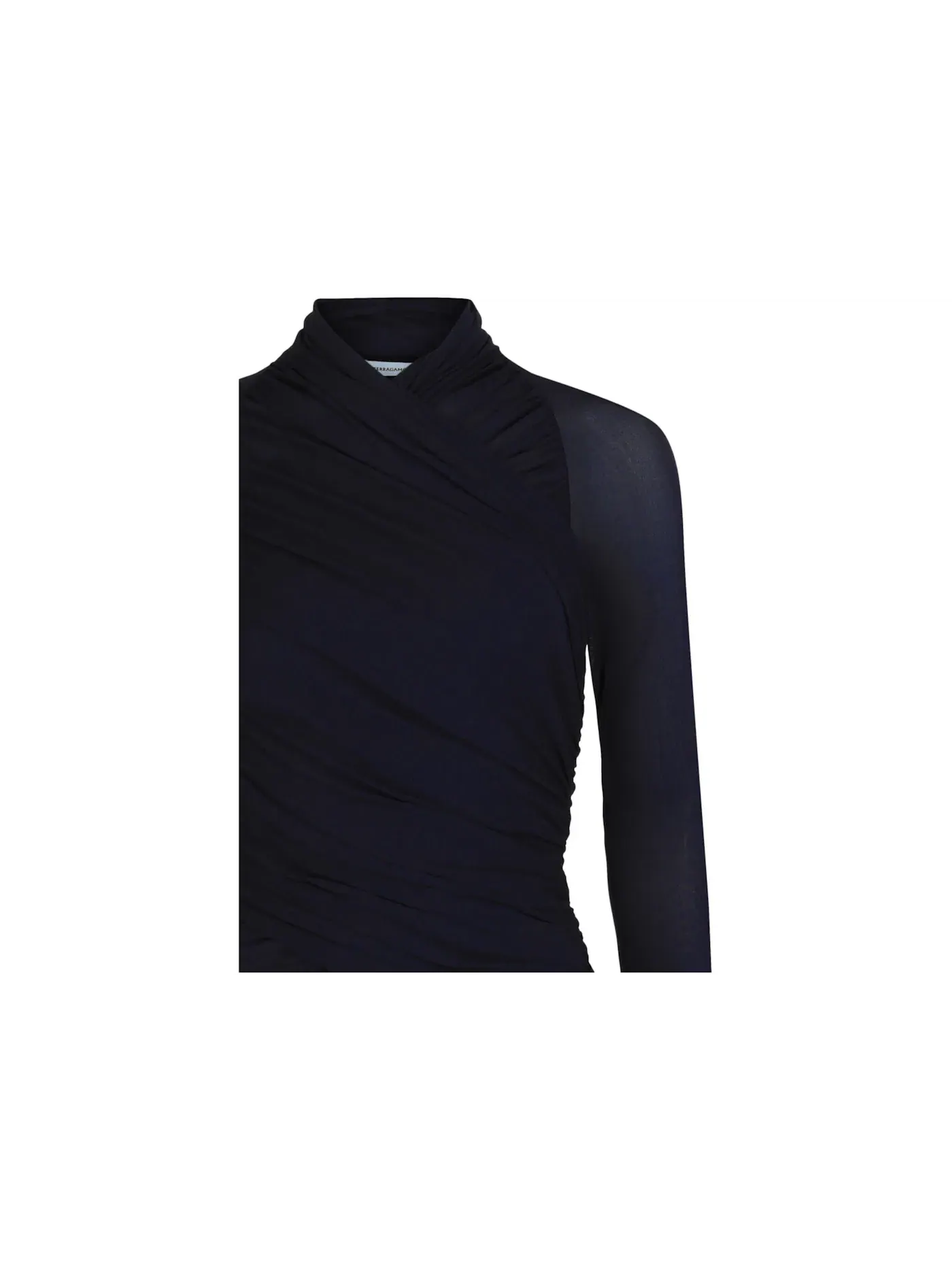 Женский топ с длинным рукавом Ferragamo Top — изображение 3 из 3, синий