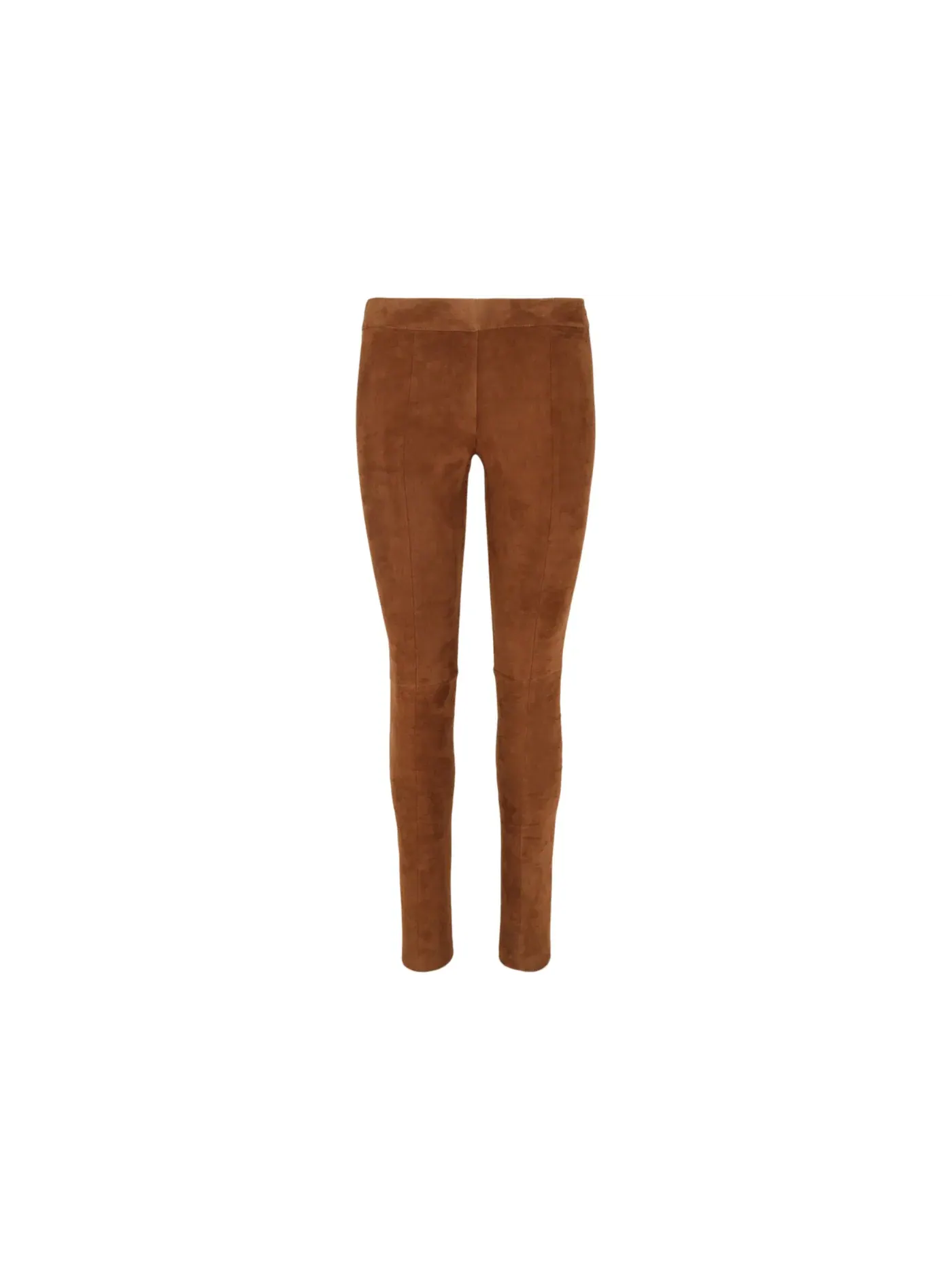 Женские замшевые леггинсы Leggings Ferragamo — изображение 1 из 3, коричневый