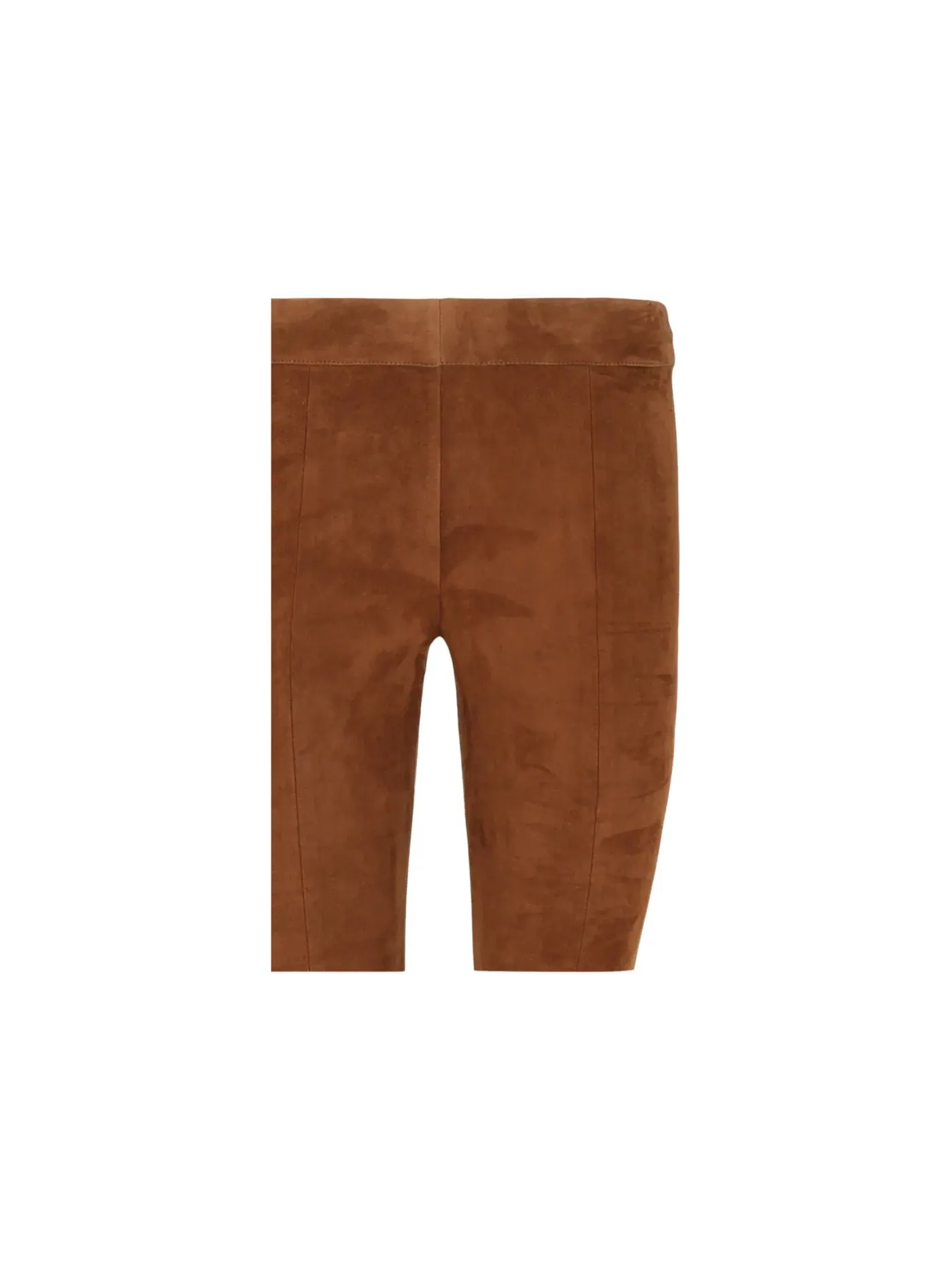 Женские замшевые леггинсы Leggings Ferragamo — изображение 3 из 3, коричневый